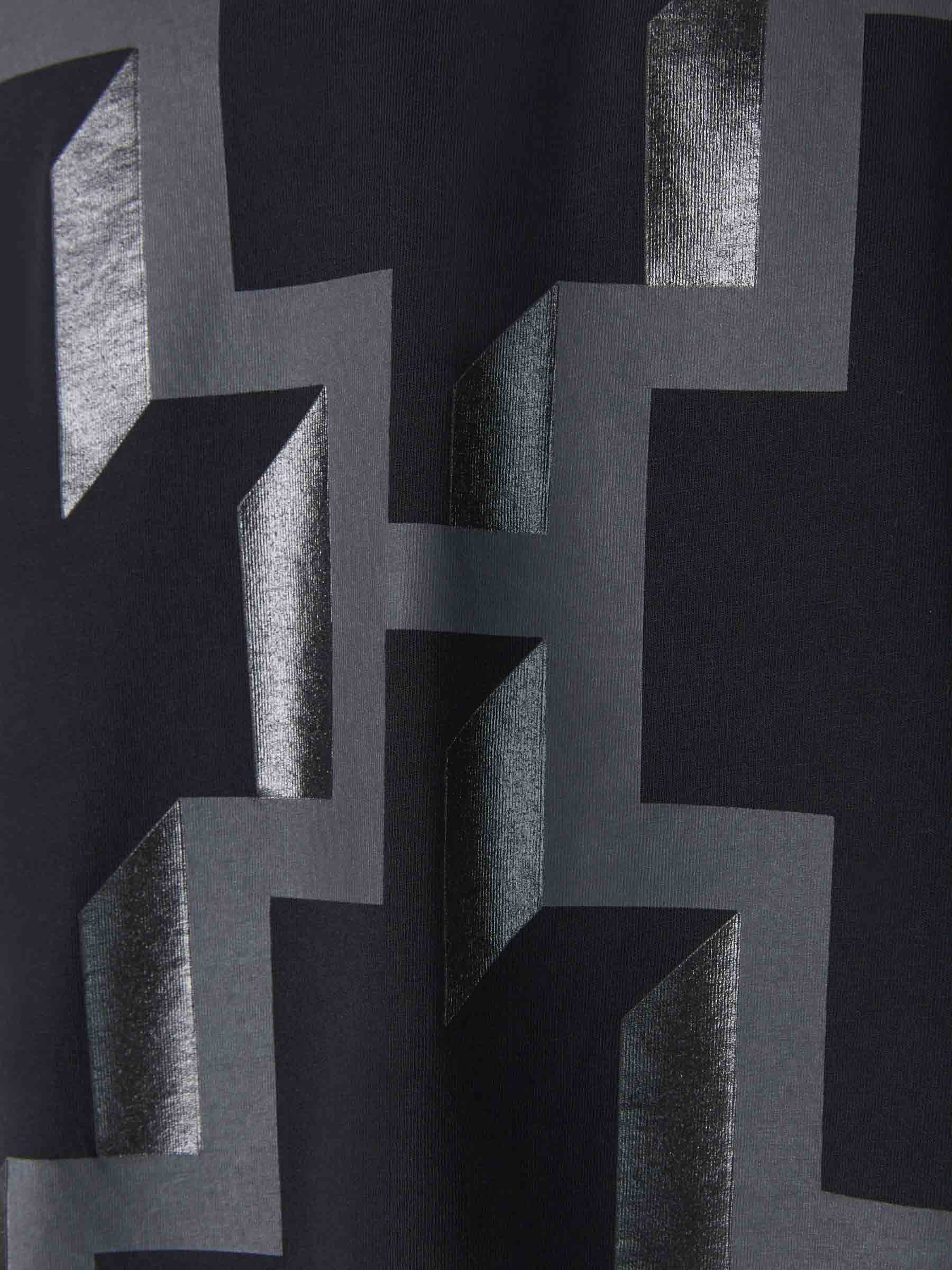 Marcelo Burlon Camiseta Cross Over color Negro sku 553-002840 01 - Foto 4