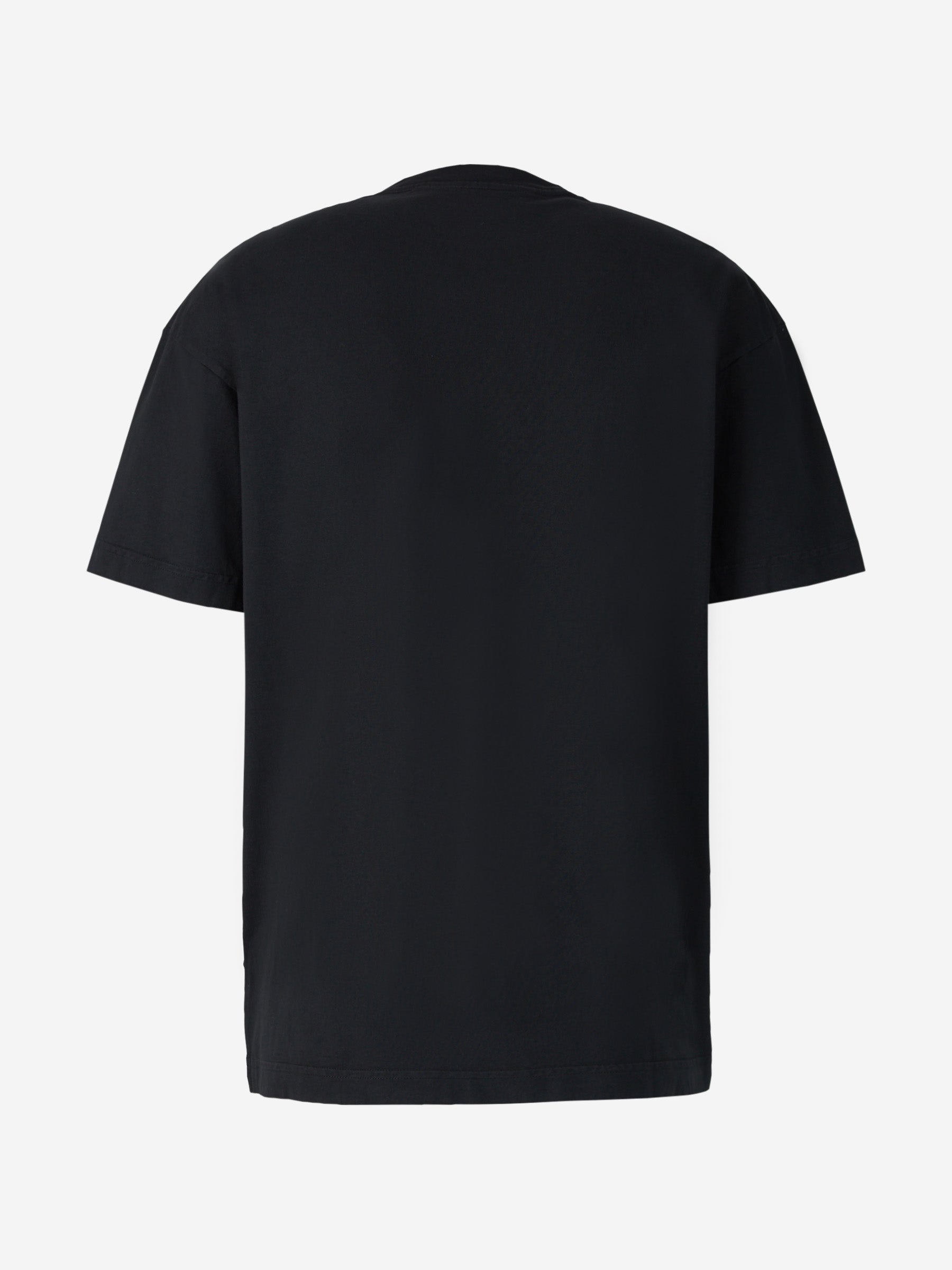 Palm Angels Camiseta Logo Llamas color Negro sku 553-002850 01 - Foto 2