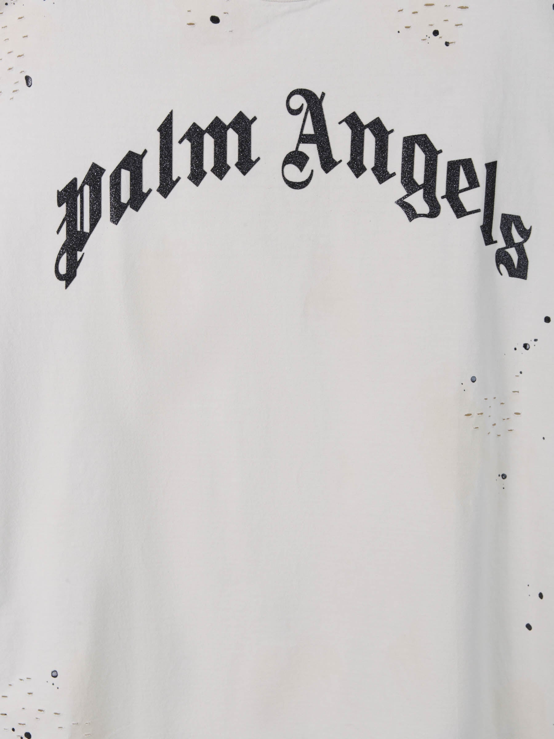 Palm Angels Camiseta Logo Glitter color Negro sku 553-002851 02 - Foto 4