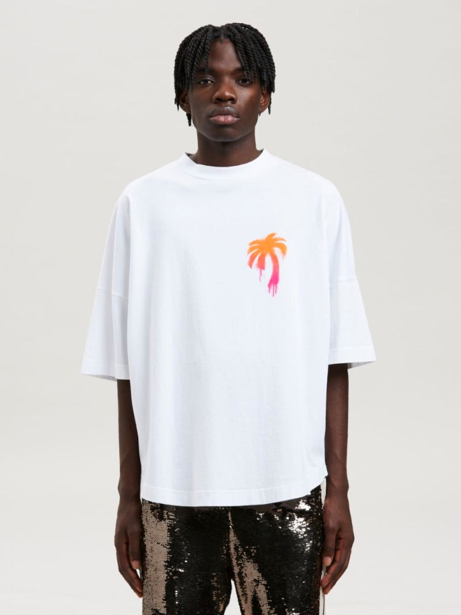 Palm Angels Camiseta Palmera Logo color Blanco sku 553-002854 01 - Foto 6