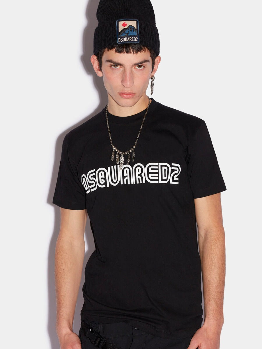 Dsquared2 Camiseta Logo Contraste color Negro sku 553-002862 01 - Foto 4
