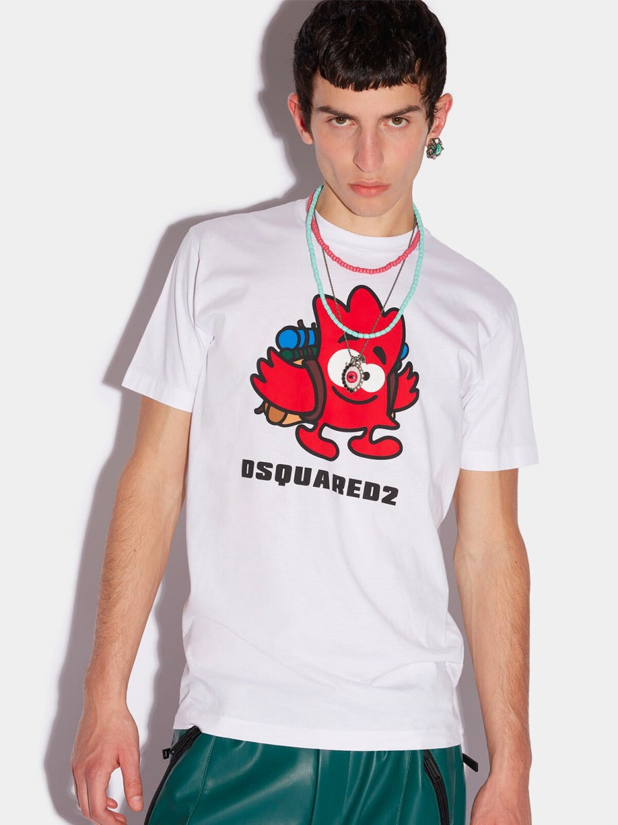 Dsquared2 Camiseta Gráfico Contraste color Blanco sku 553-002863 00 - Foto 5