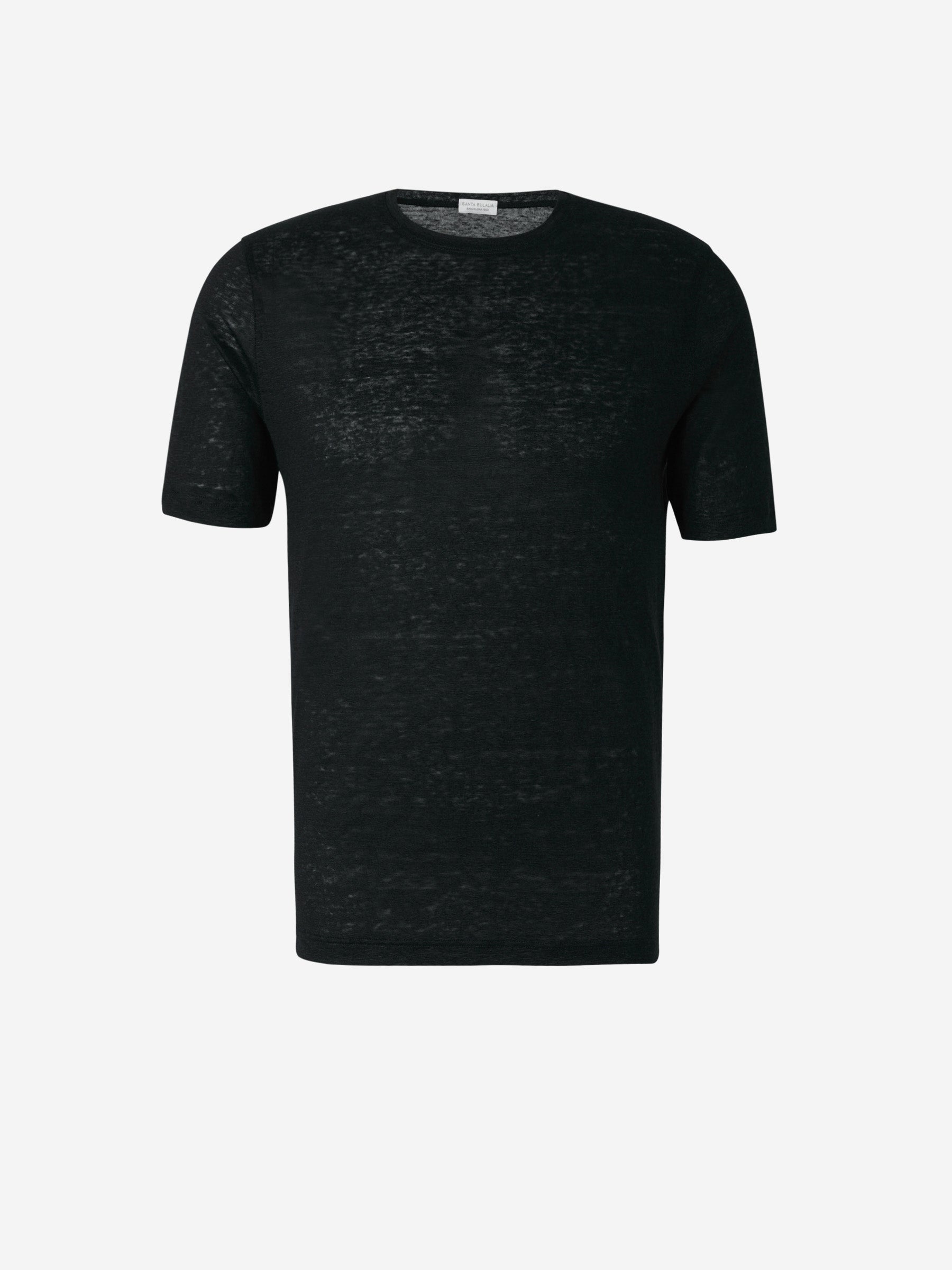 Santa Eulalia Camiseta Jaspeada Lino color Azul Cielo sku 553-002870 02 - Foto 5