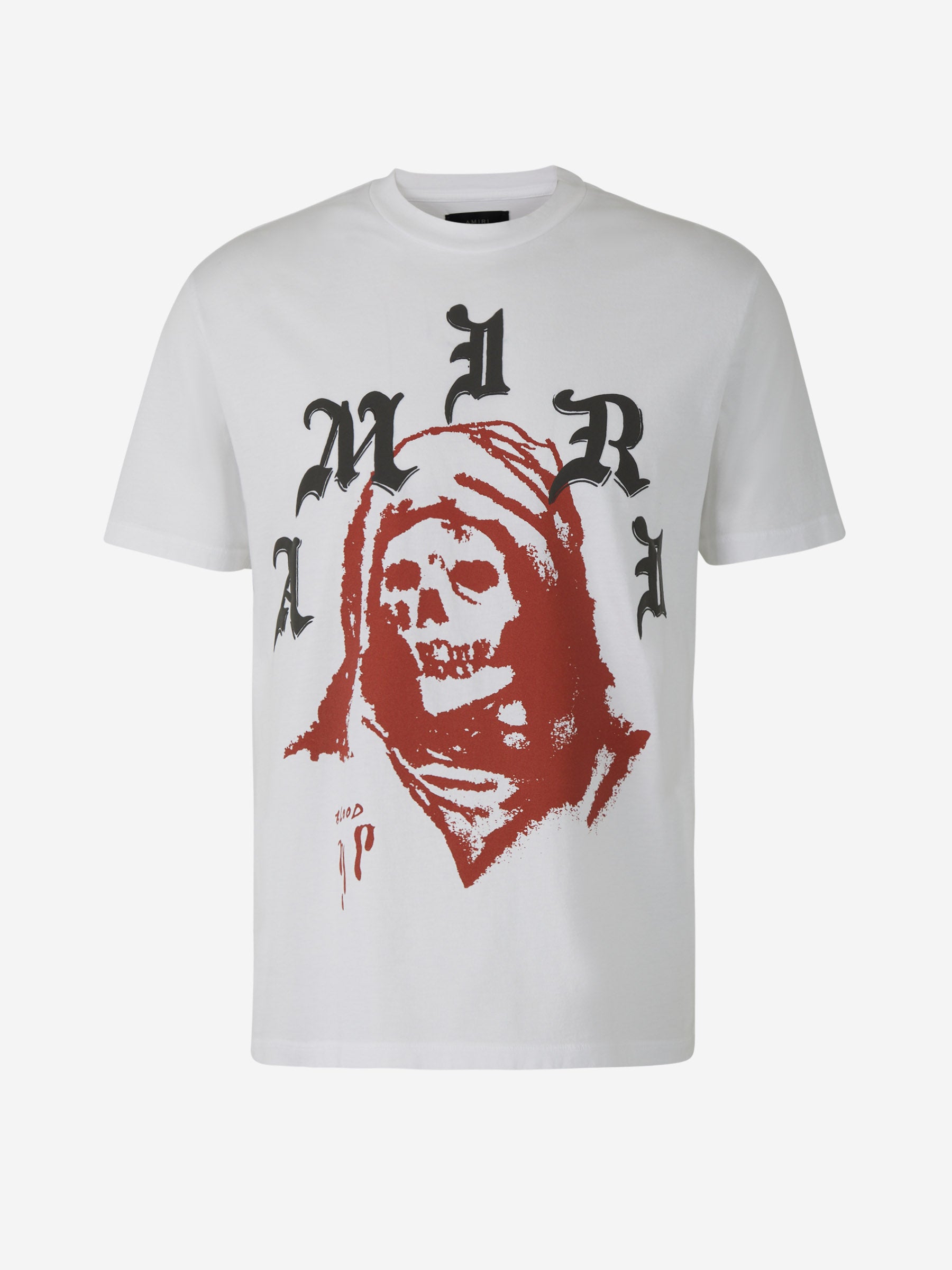 Amiri Camiseta Gráfico Logo color Blanco sku 553-002871 01 - Foto 1