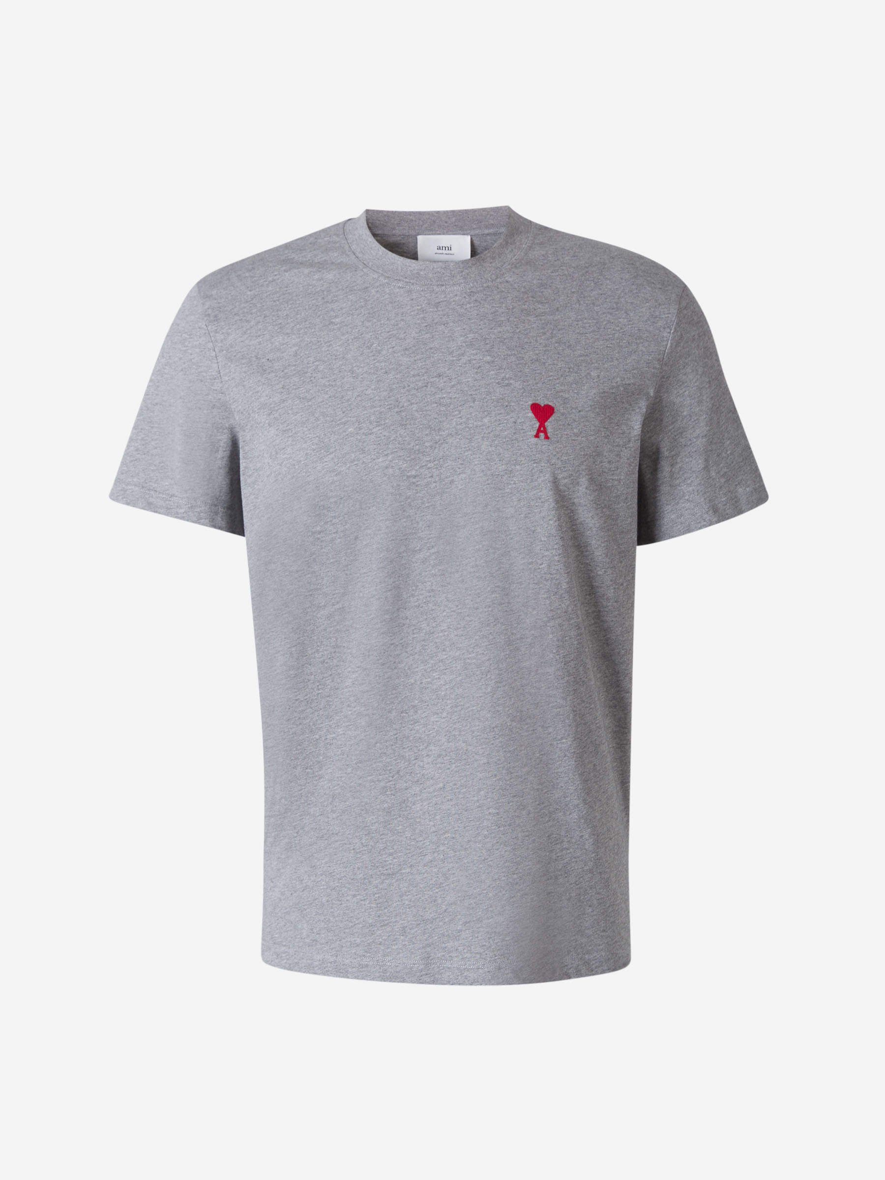 Ami Paris Camiseta Logo Contraste color Gris Claro sku 553-002928 03 - Foto 1