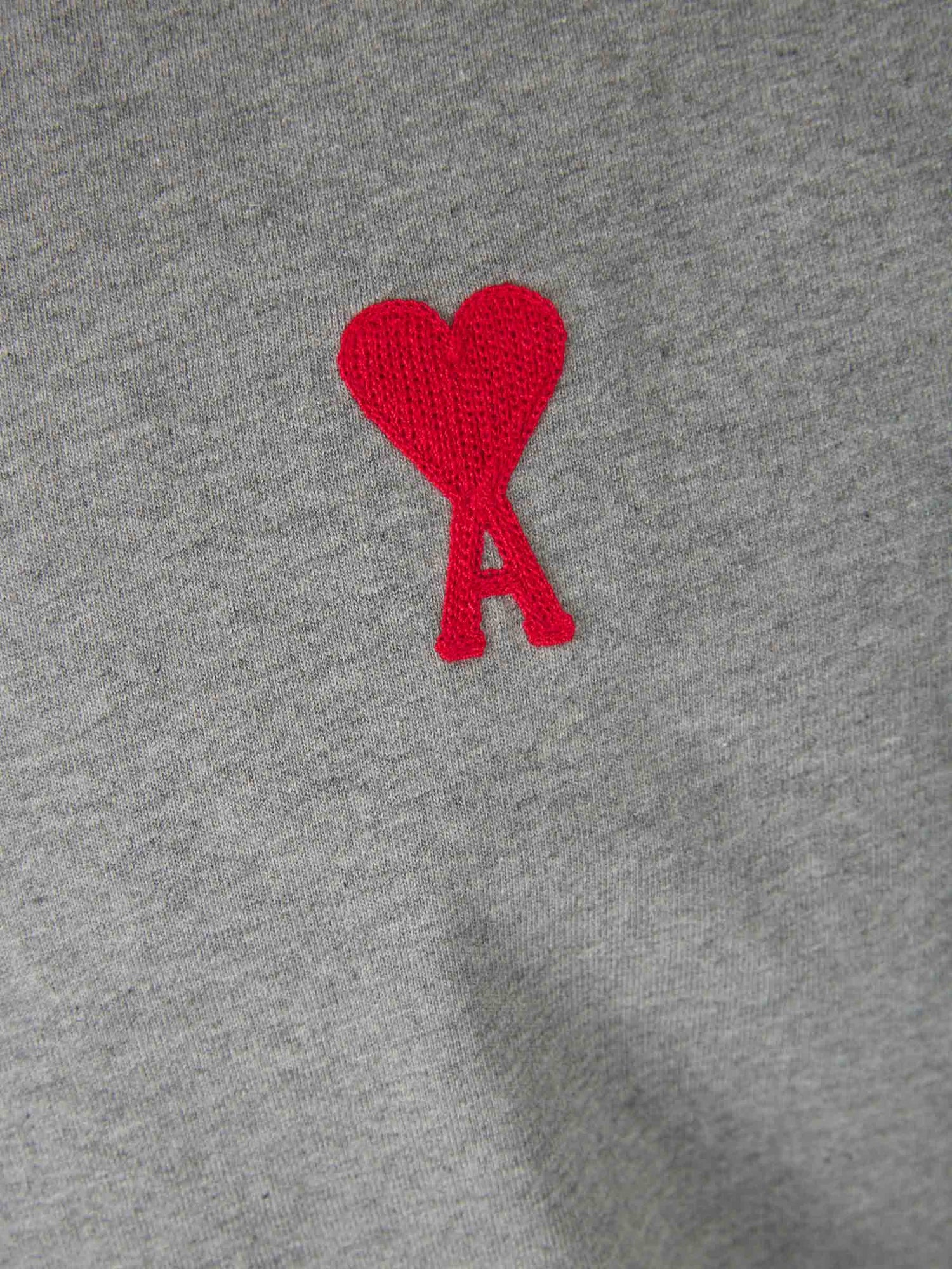 Ami Paris Camiseta Ami De Coeur color Gris Claro sku 553-002930 06 - Foto 4