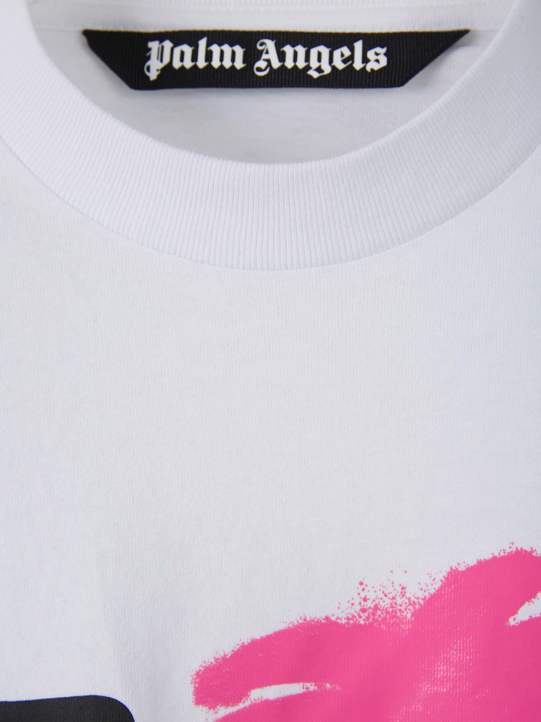 Palm Angels Camiseta I Love Pa color Blanco sku 553-002948 01 - Foto 3