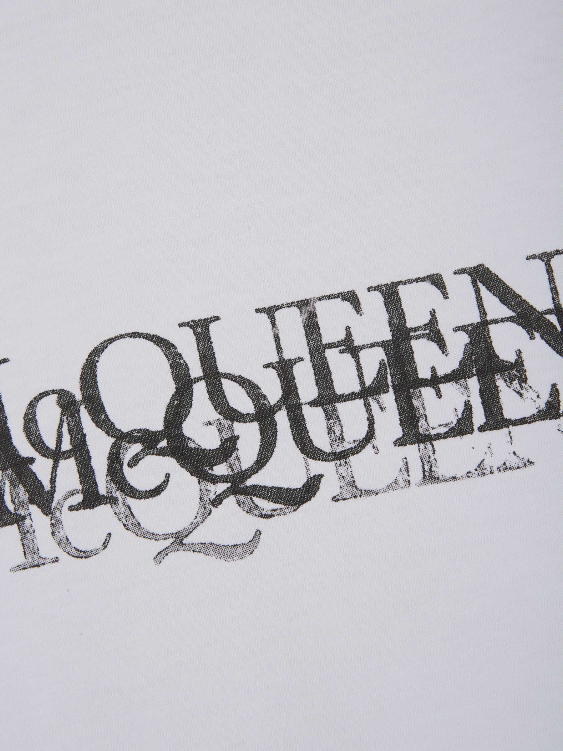 Alexander McQueen Camiseta Logo Sello color Blanco sku 553-002970 01 - Foto 4