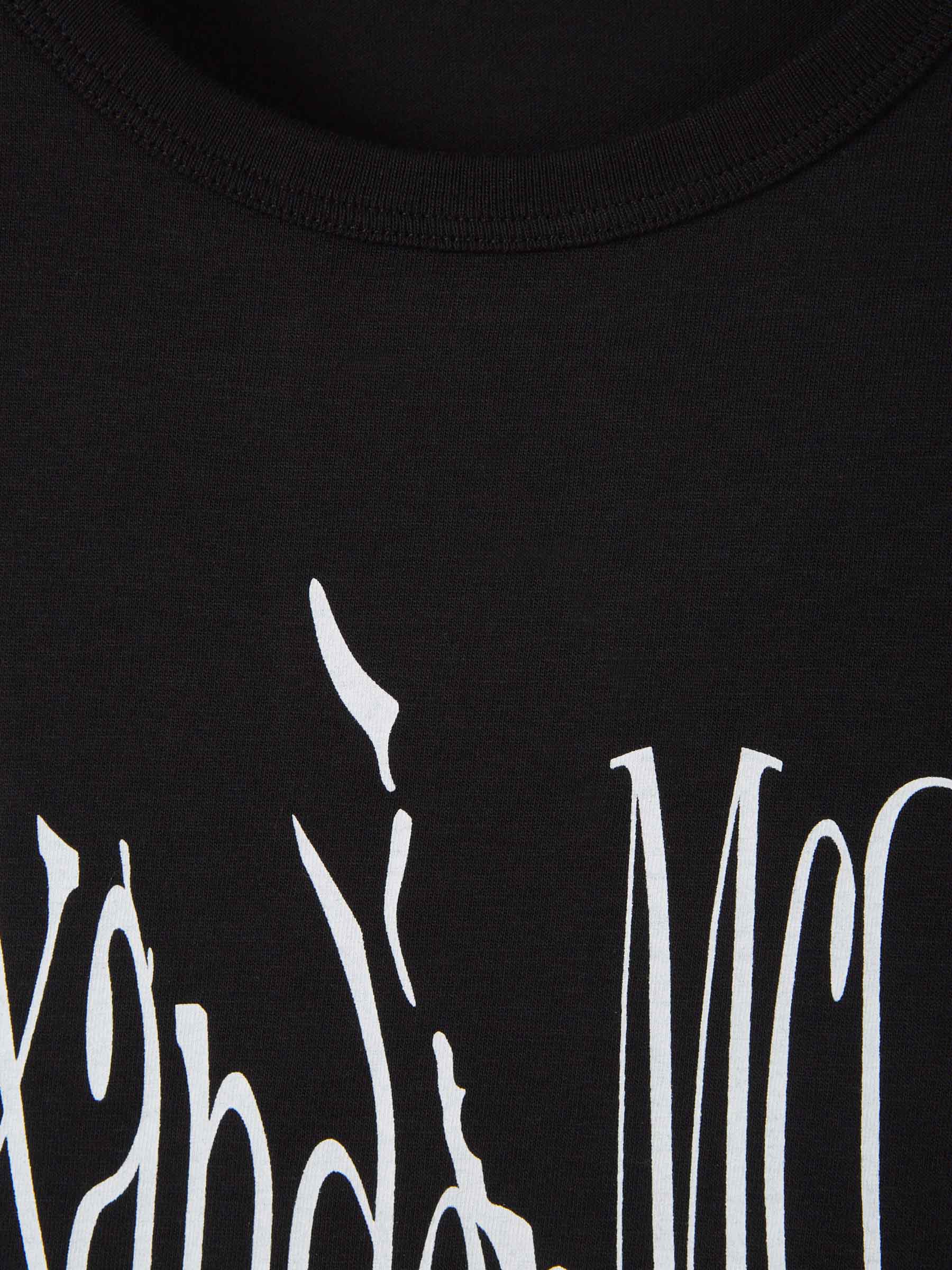 Alexander McQueen Camiseta Logo Algodón color Negro sku 553-002971 01 - Foto 3