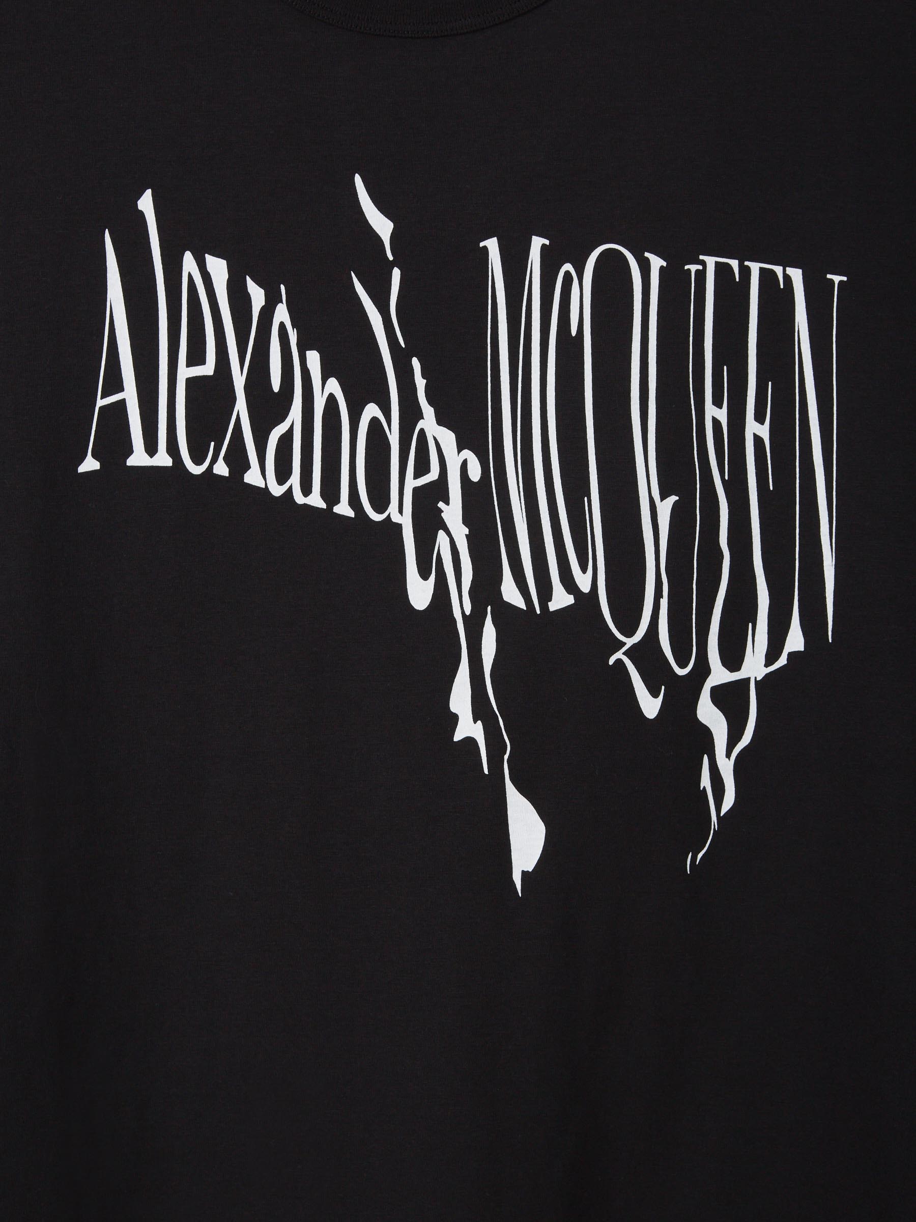 Alexander McQueen Camiseta Logo Algodón color Negro sku 553-002971 01 - Foto 4