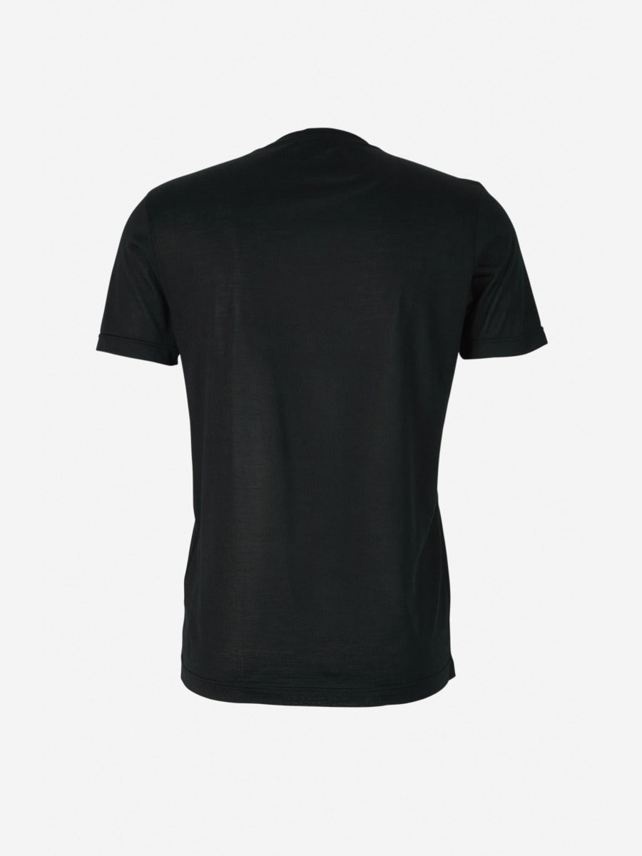 Santa Eulalia Camiseta Lisa Lino color Negro sku 553-002975 04 - Foto 2