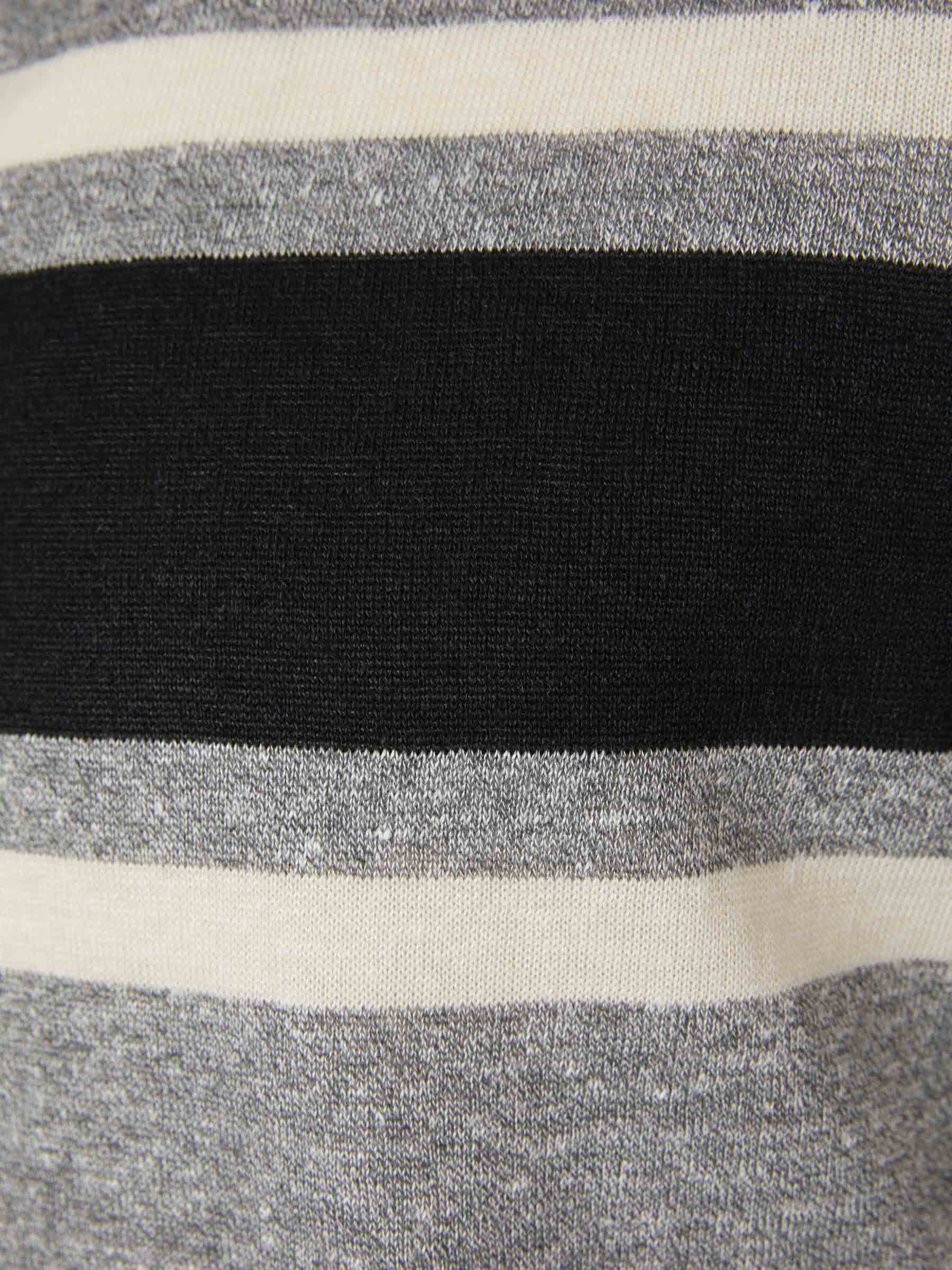 Gran Sasso Camiseta Lino Y Algodón color Negro sku 553-002978 02 - Foto 2