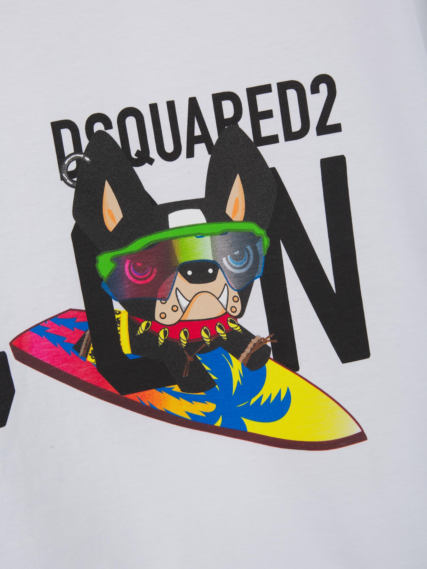 Dsquared2 Camiseta Gráfico Dog color Blanco sku 553-002986 01 - Foto 4