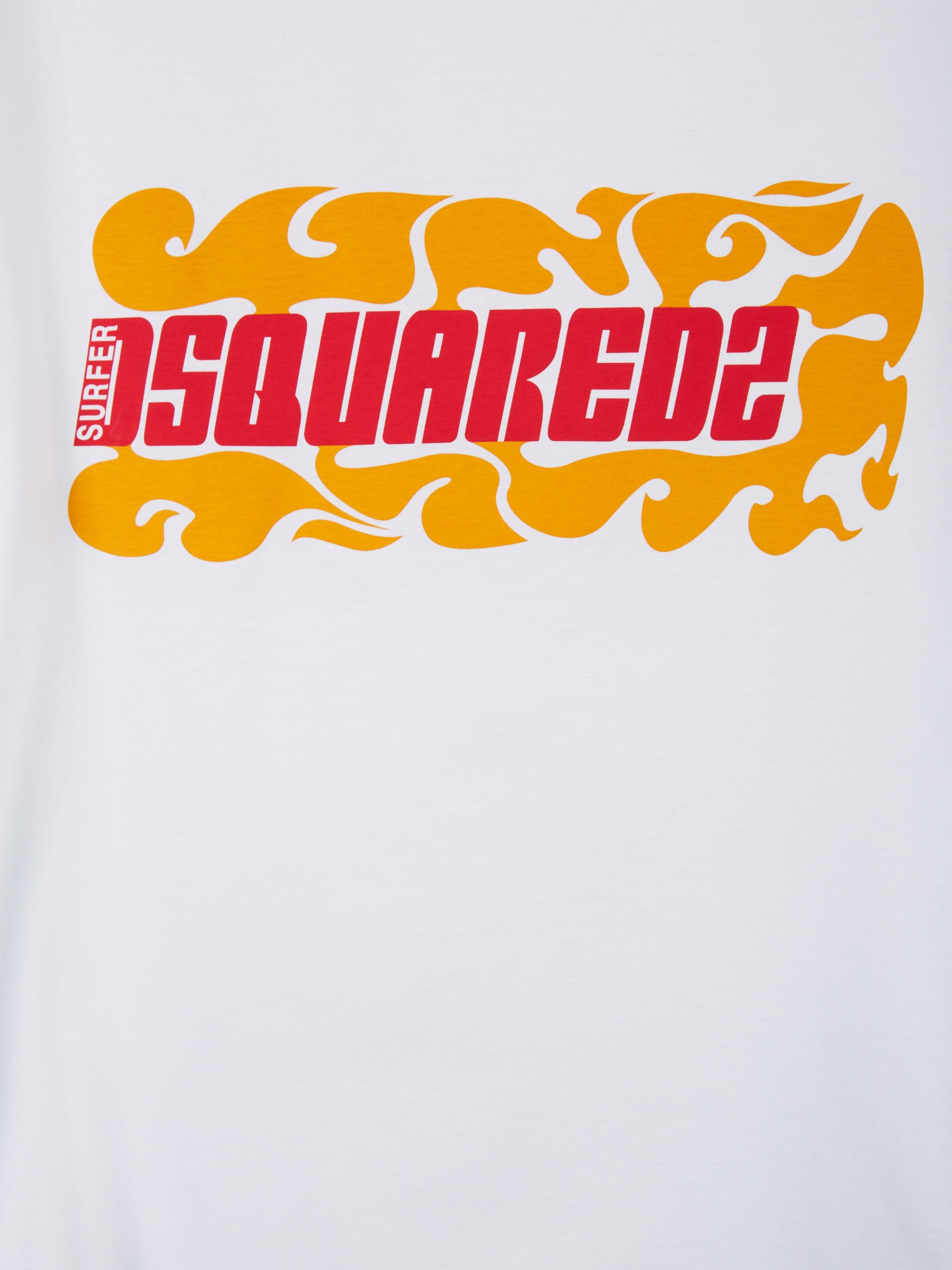 Dsquared2 Camiseta Logo Llamas color Blanco sku 553-002993 01 - Foto 4