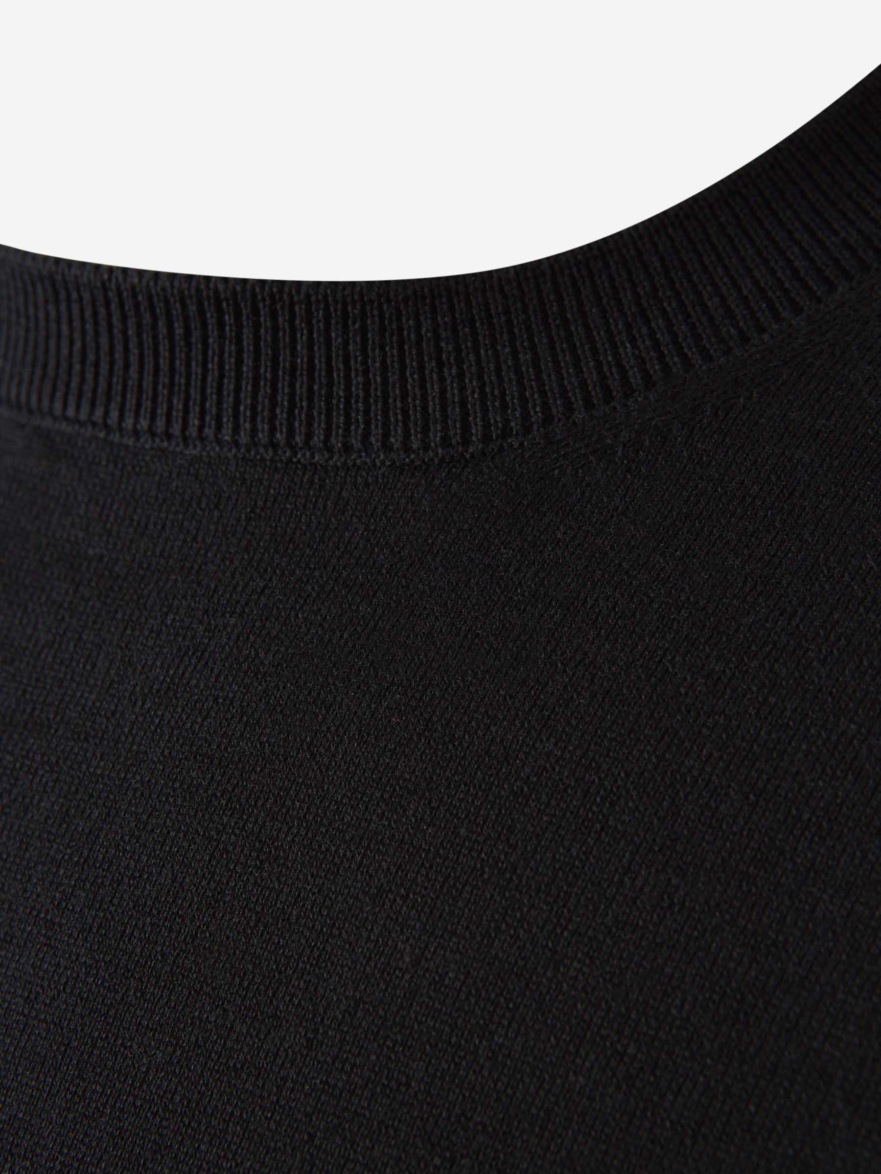 Santa Eulalia Camiseta Lisa Algodón color Negro sku 553-003016 02 - Foto 3