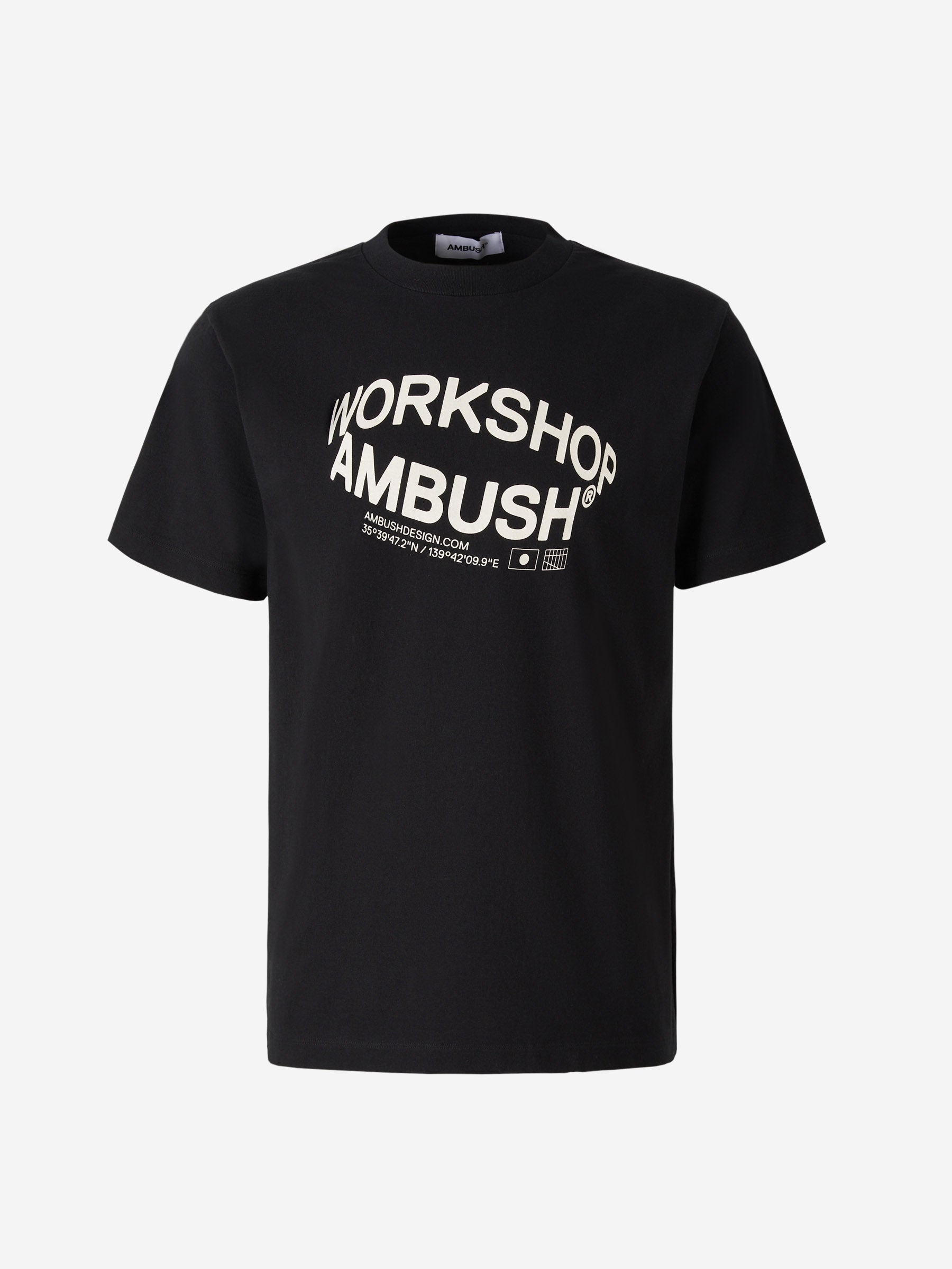 Ambush Camiseta Algodón Logo color Negro sku 553-003022 02 - Foto 5