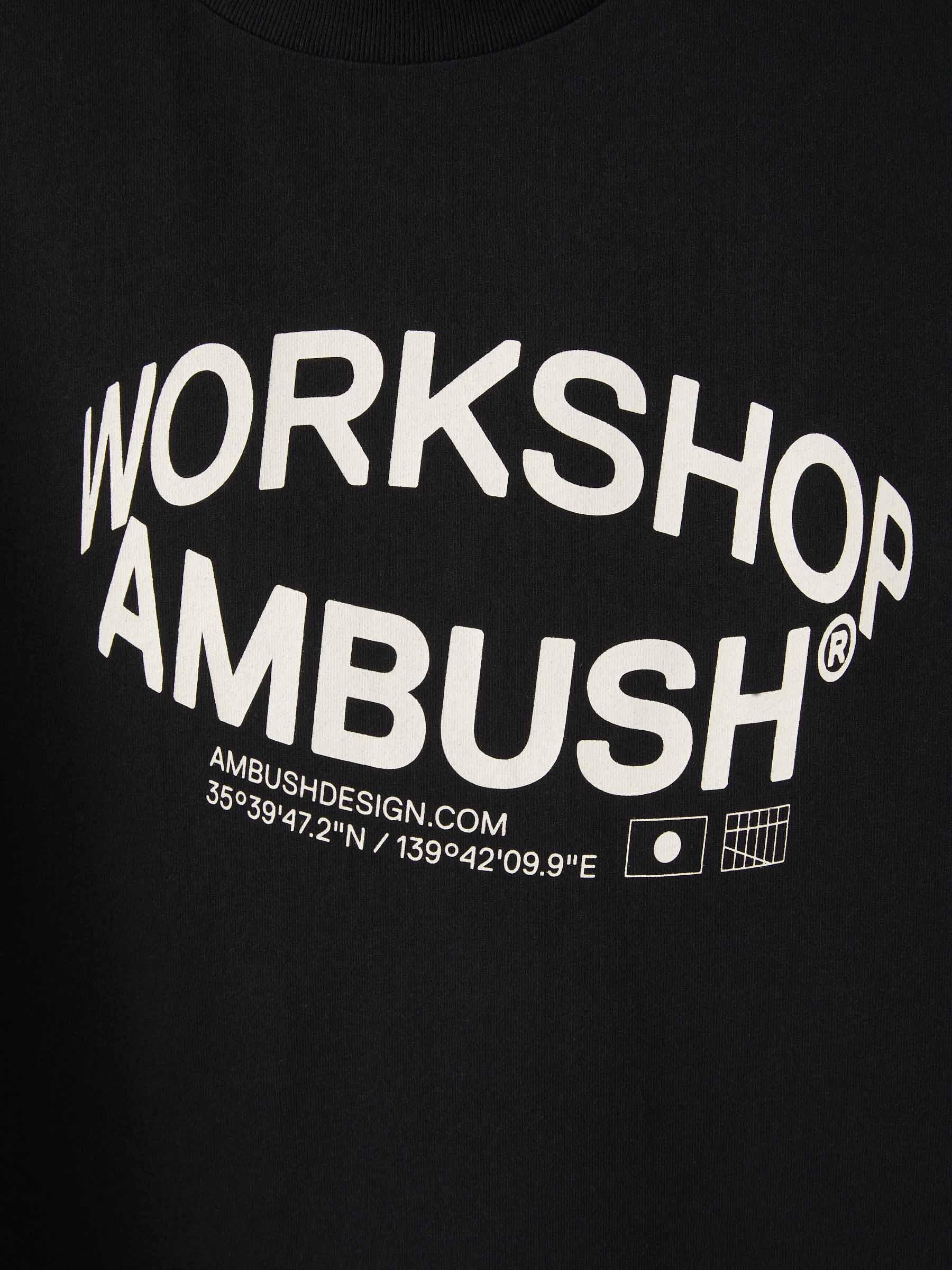 Ambush Camiseta Algodón Logo color Negro sku 553-003022 02 - Foto 8