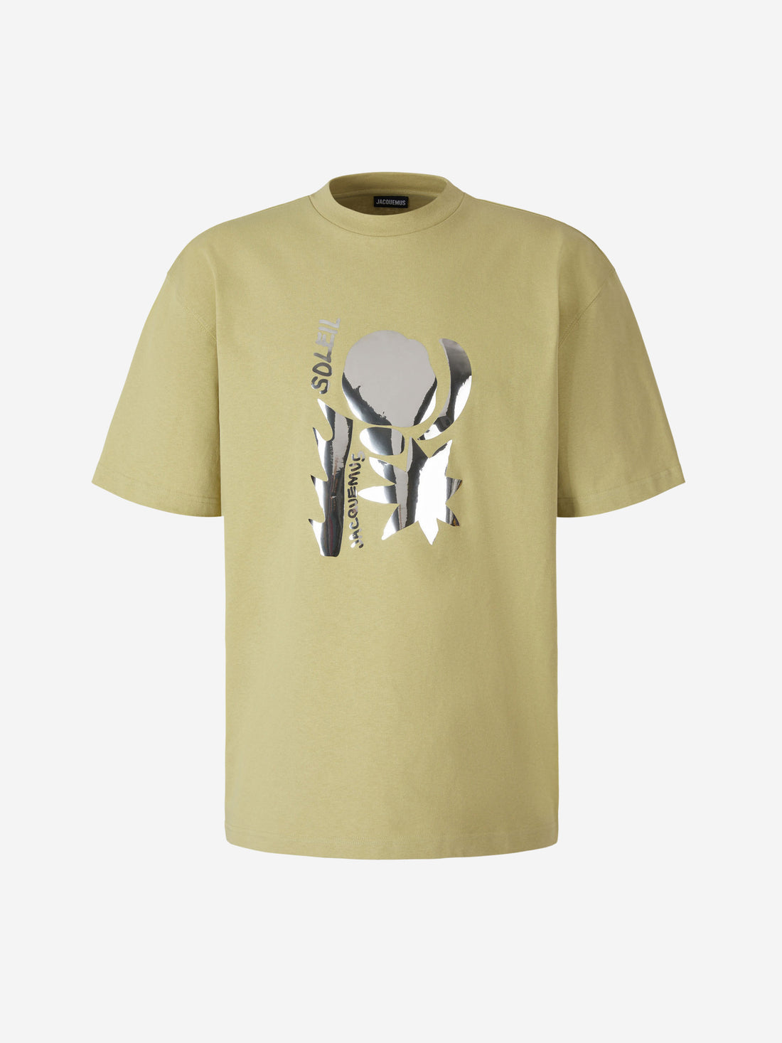 Jacquemus Camiseta Sun Mirror color Verde Militar sku 553-003045 00 - Foto 1