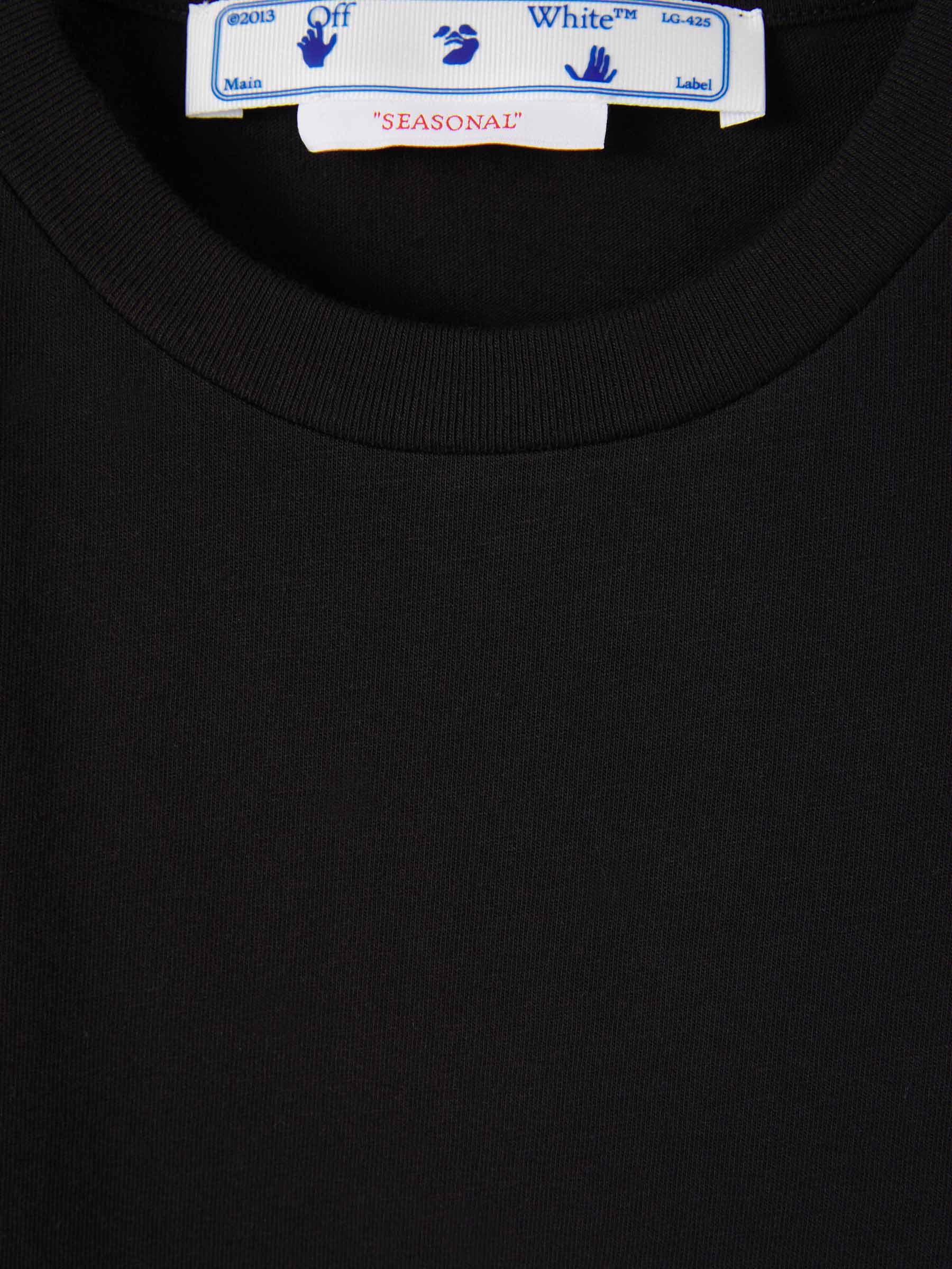 Off-White Camiseta Logo Bordado color Negro sku 553-003062 01 - Foto 3