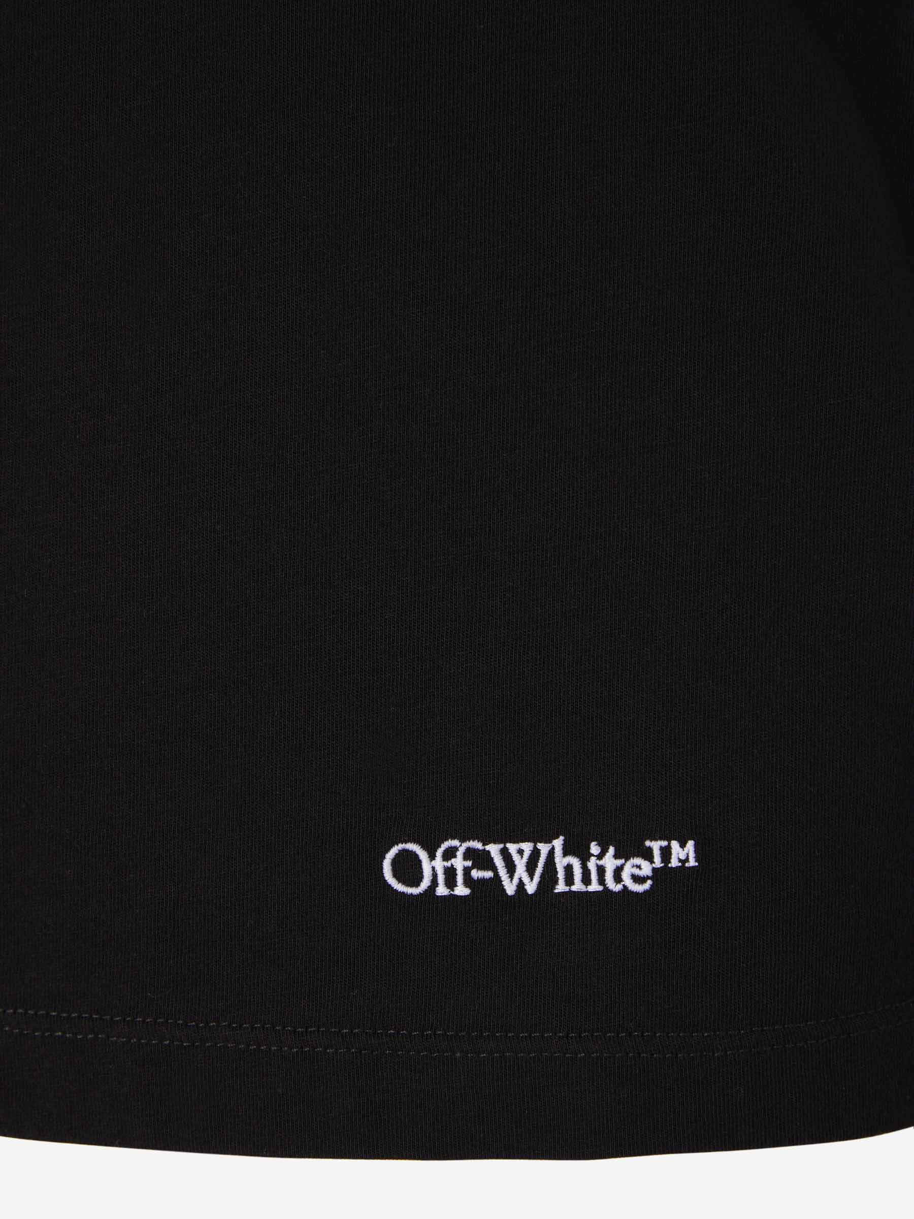 Off-White Camiseta Logo Bordado color Negro sku 553-003062 01 - Foto 4