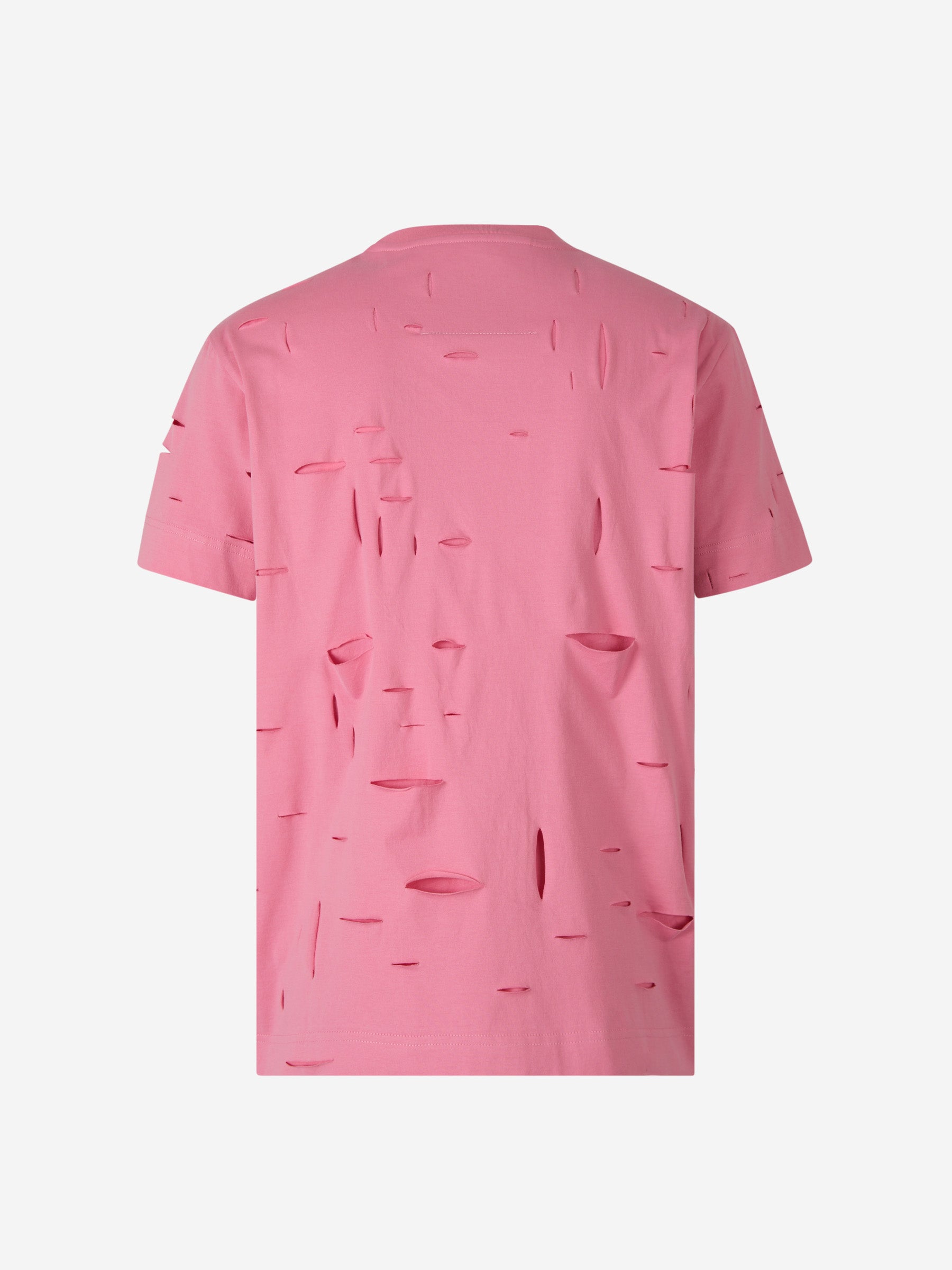Givenchy Camiseta Diseño Rasgado color Rosa sku 553-003067 01 - Foto 2