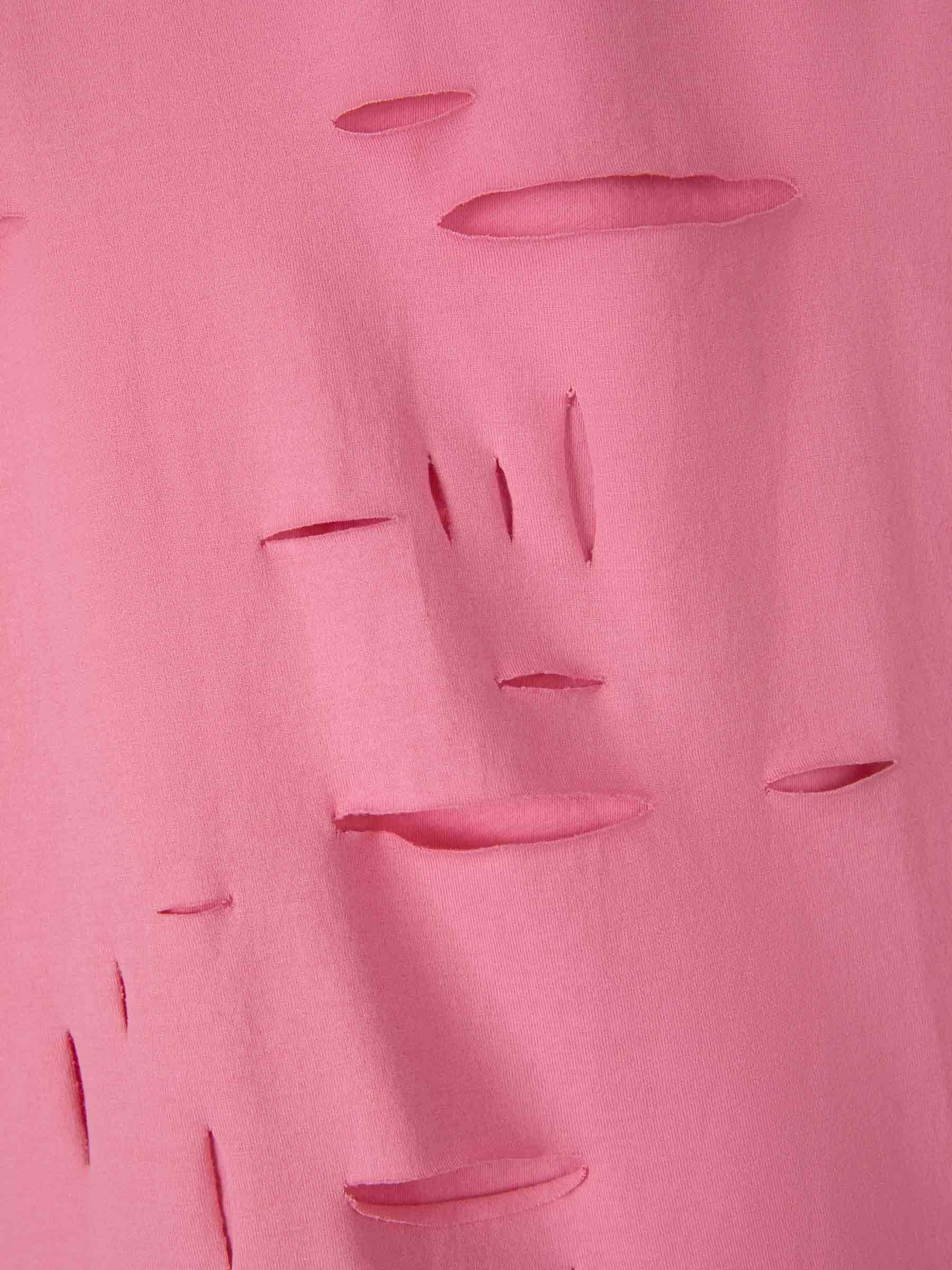 Givenchy Camiseta Diseño Rasgado color Rosa sku 553-003067 01 - Foto 5