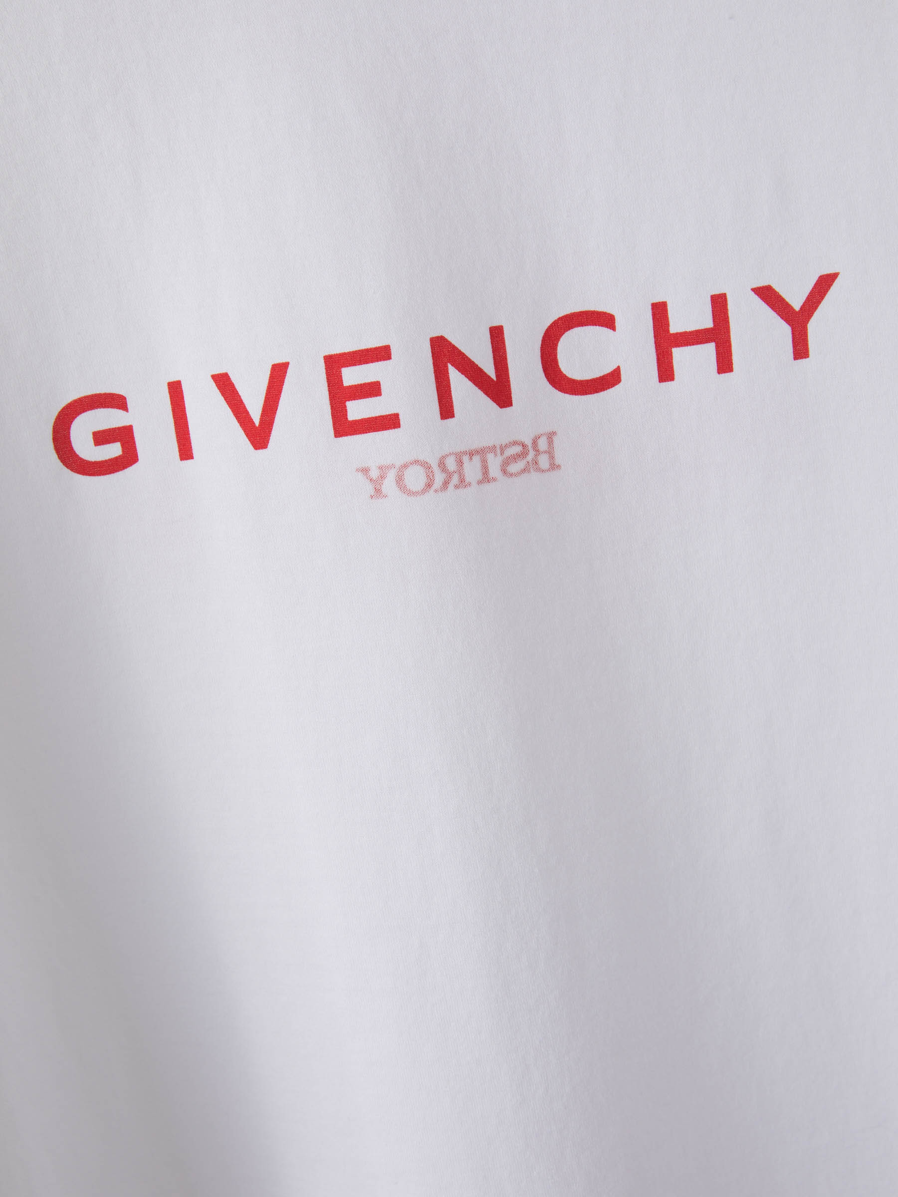 Givenchy Camiseta Logo Bstroy color Blanco sku 553-003068 01 - Foto 4
