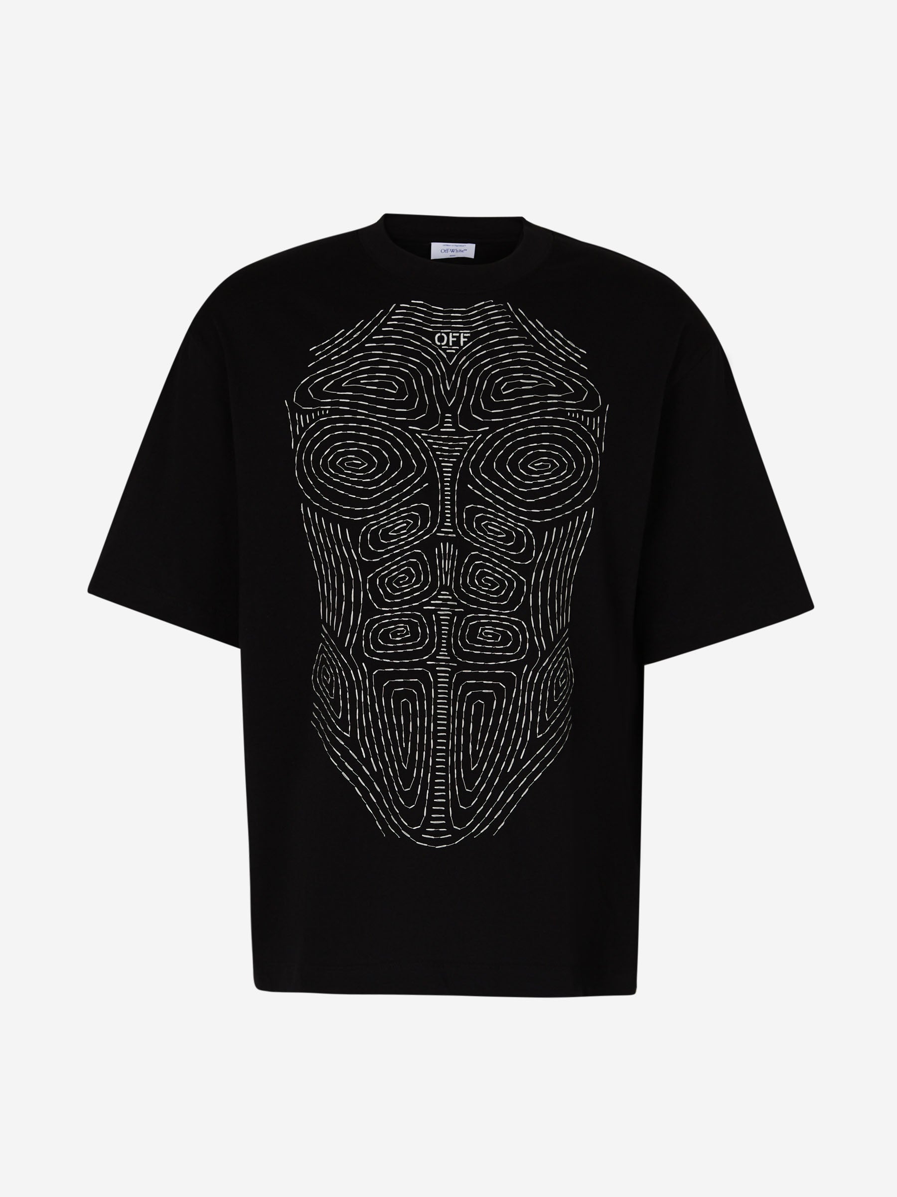 Off-White Camiseta Gráfico Estampado color Negro sku 553-003114 01 - Foto 1