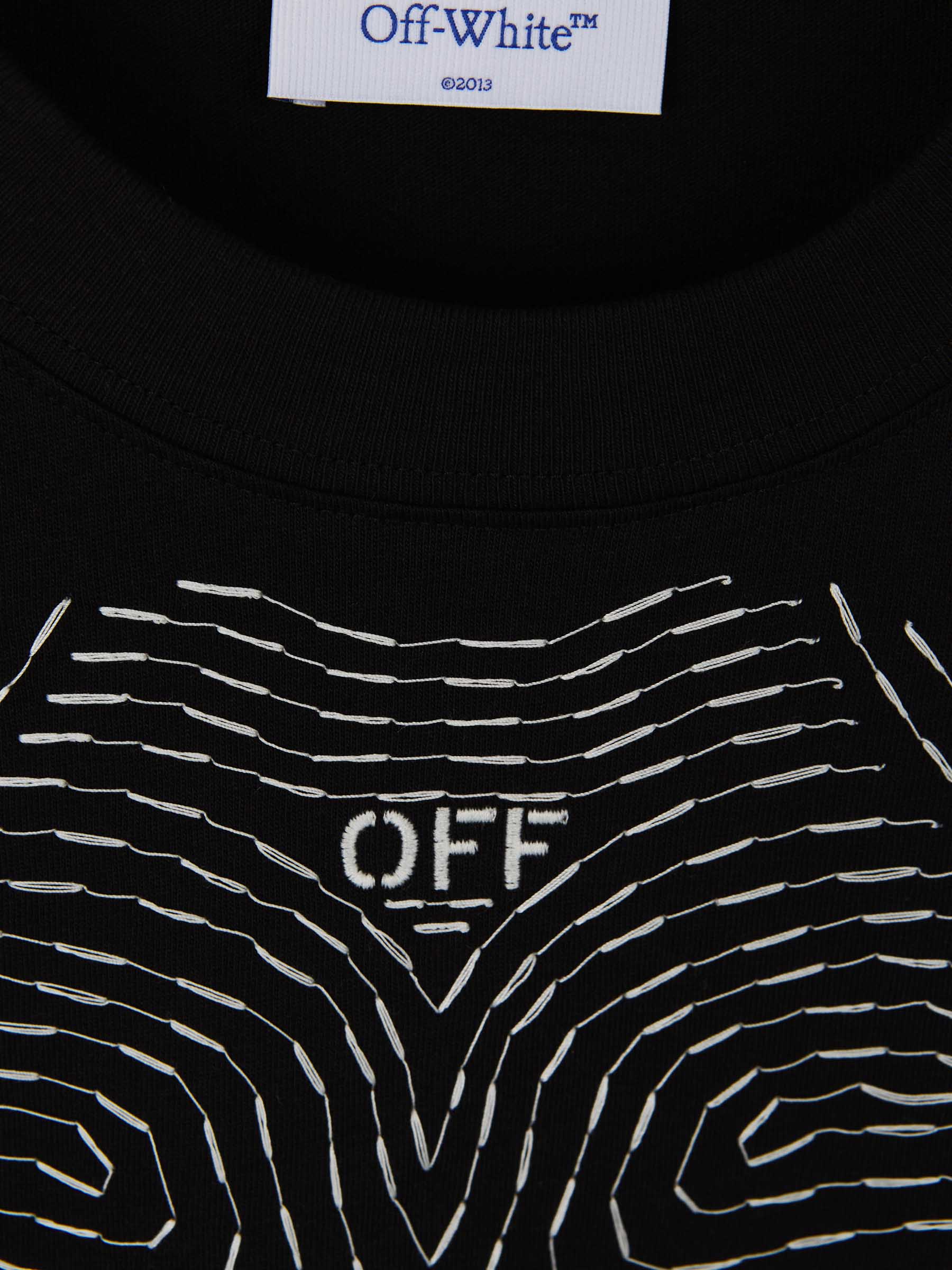 Off-White Camiseta Gráfico Estampado color Negro sku 553-003114 01 - Foto 3