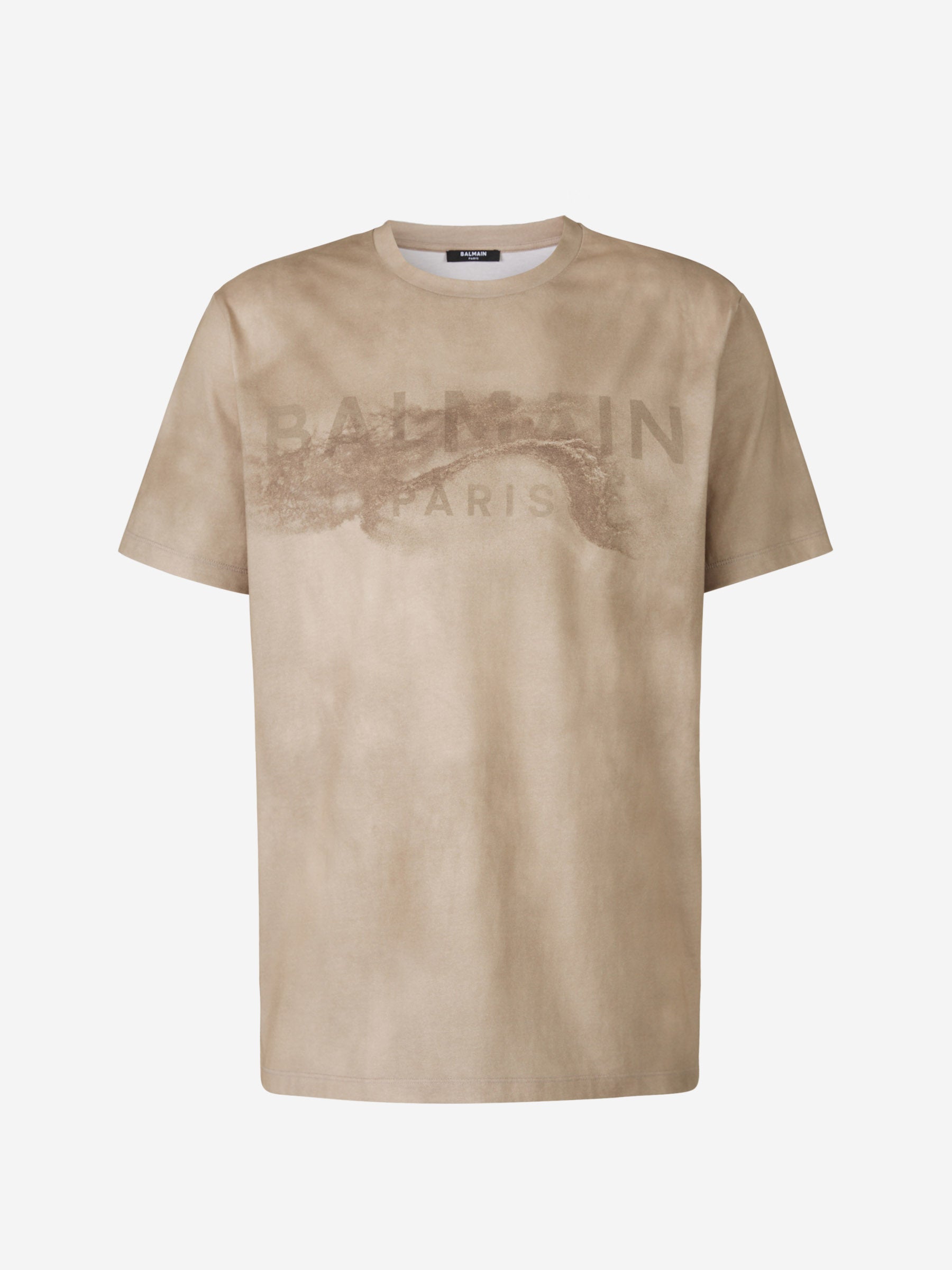 Outlet online Balmain Hombre Camiseta Gráfico Estampado color Verde Azulado sku 553-003123 01 - Foto 1