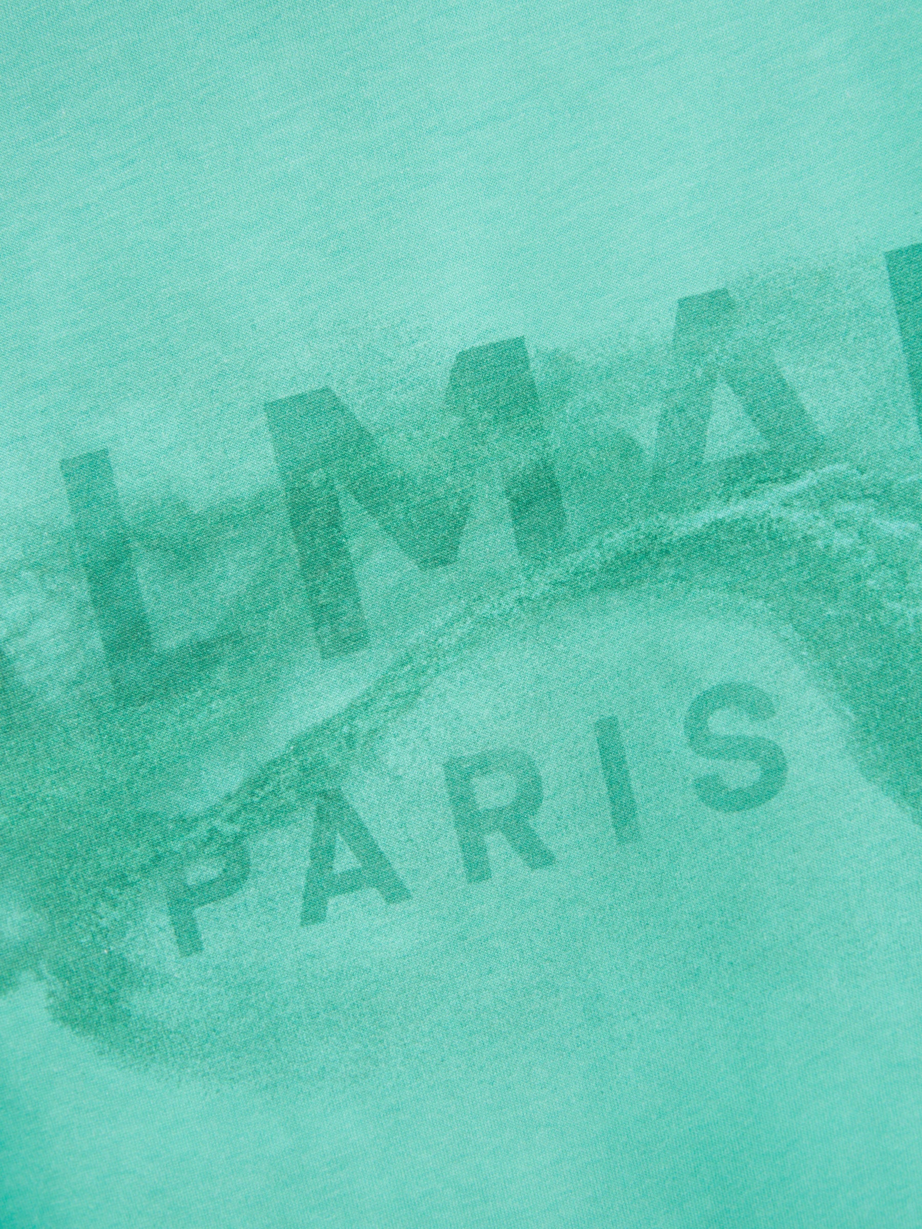 Outlet online Balmain Hombre Camiseta Gráfico Estampado color Verde Azulado sku 553-003123 01 - Foto 9