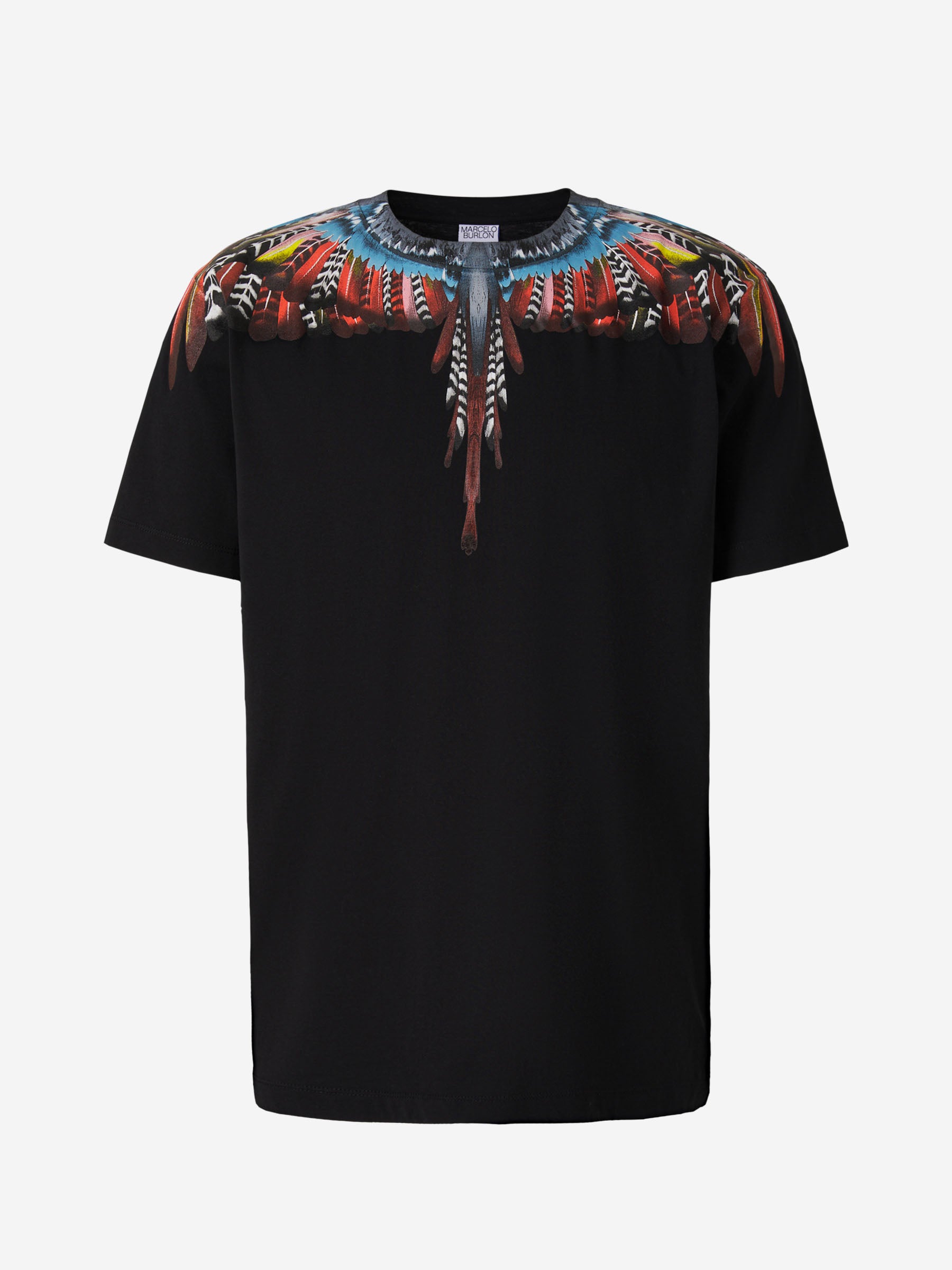 Marcelo Burlon Camiseta Alas Algodón color Negro sku 553-003151 02 - Foto 4