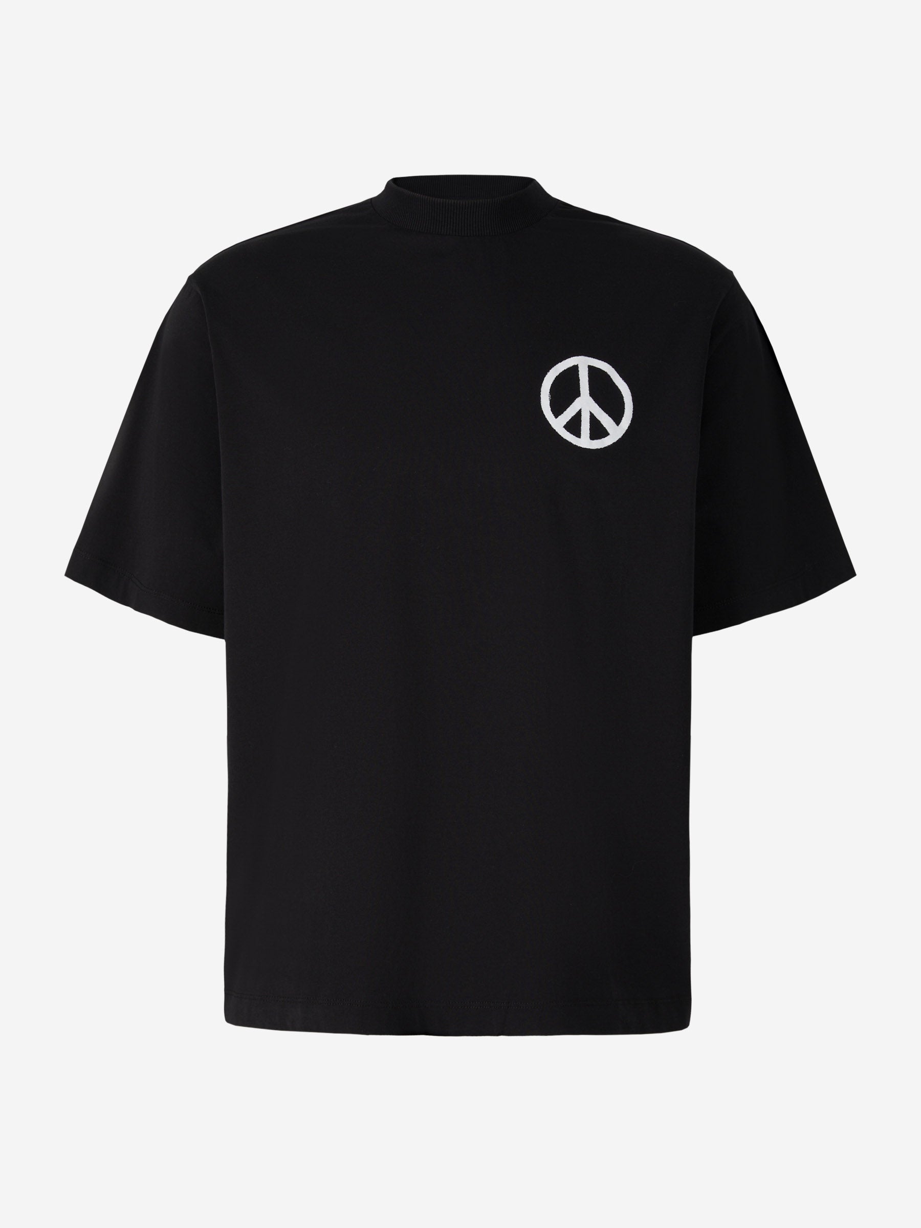 Marcelo Burlon Camiseta Logo Peace color Negro sku 553-003155 02 - Foto 6