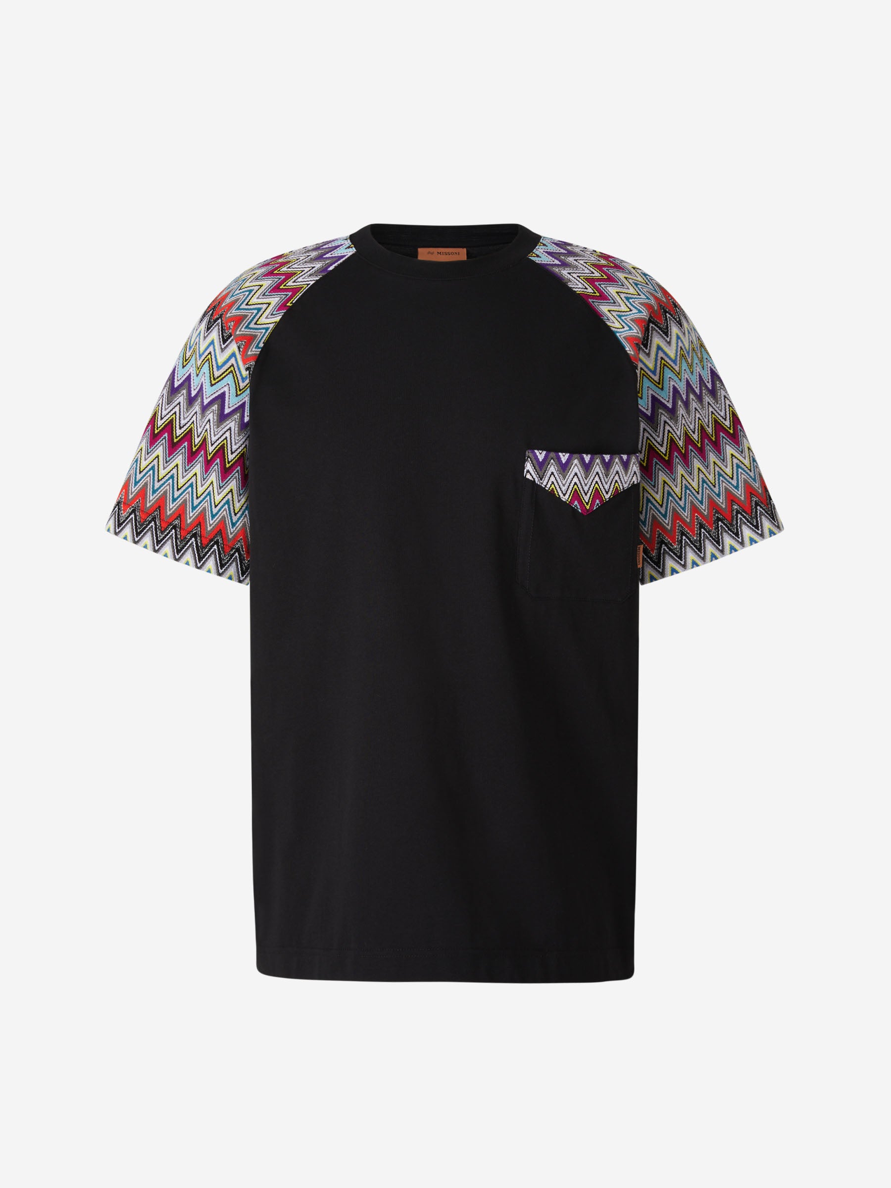 Missoni Camiseta Contraste Zig Zag color Negro sku 553-003177 00 - Foto 1