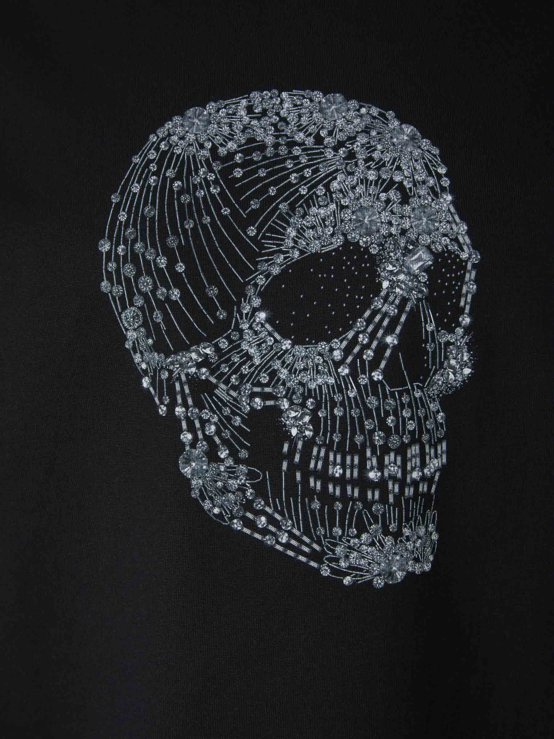 Alexander McQueen Camiseta Calavera Estampada color Negro sku 553-003180 01 - Foto 4