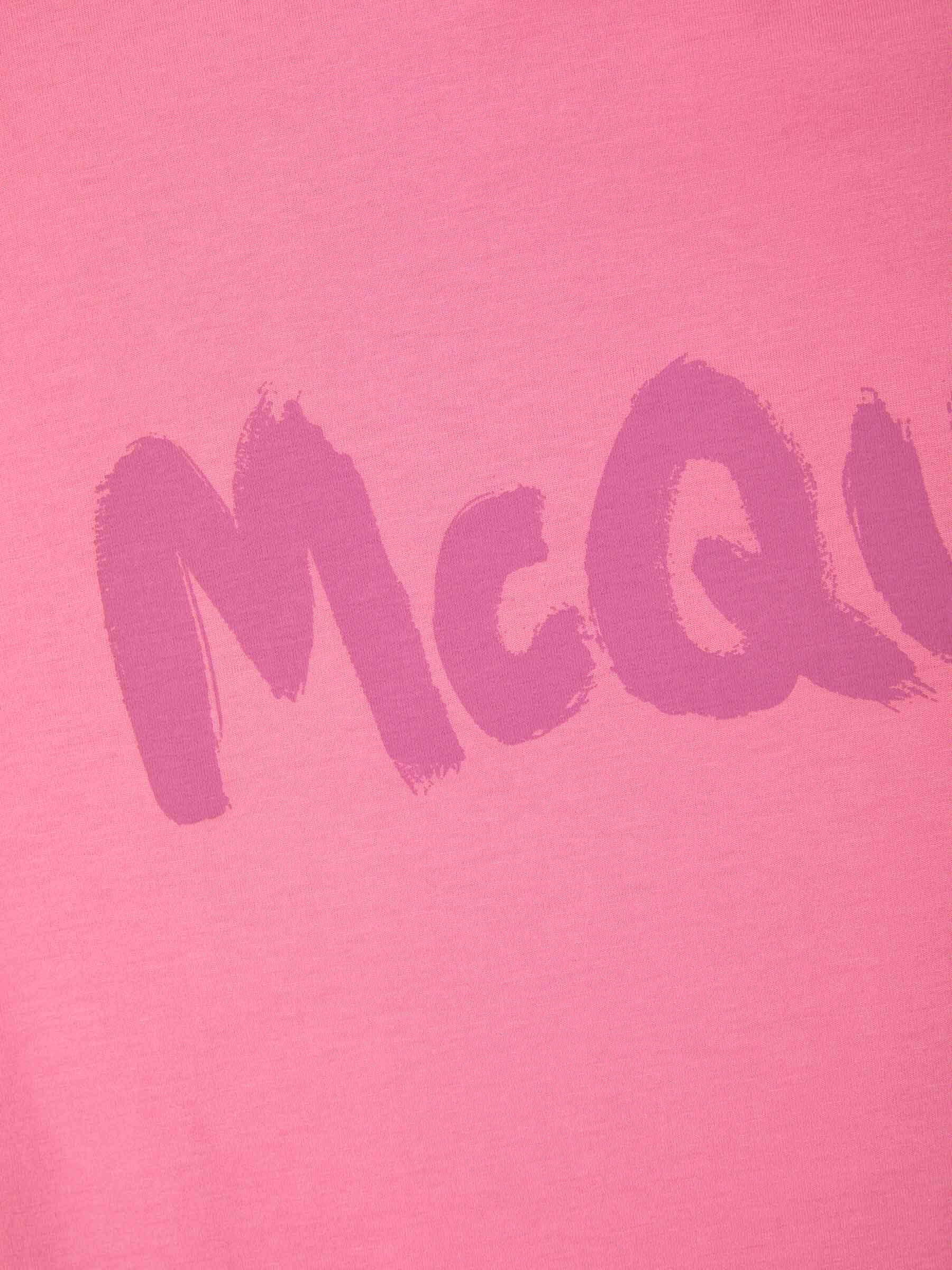Alexander McQueen Camiseta Logo Graffiti color Gris Claro sku 553-003181 02 - Foto 9