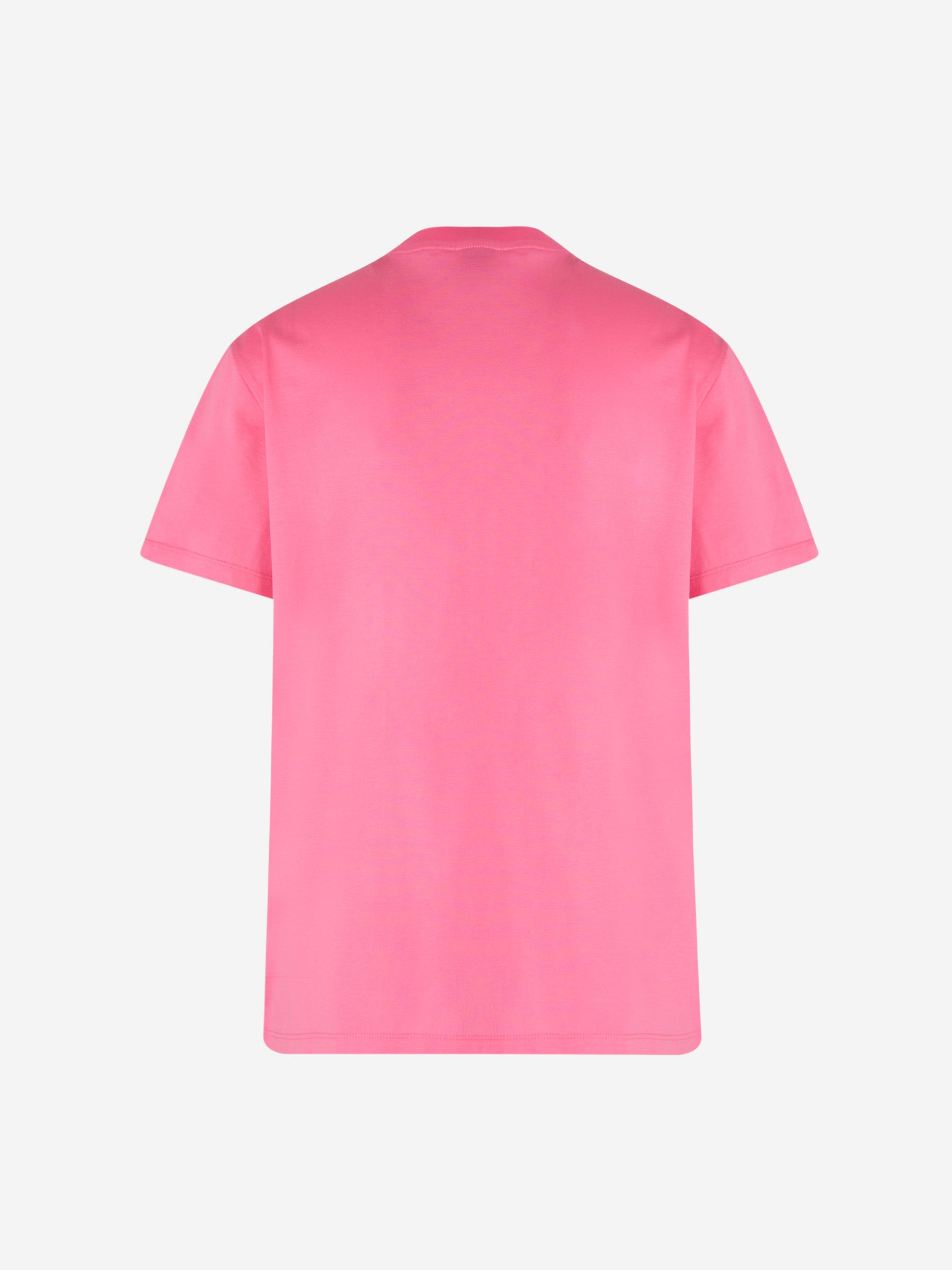 Alexander McQueen Camiseta Logo Bordado color Rosa sku 553-003190 02 - Foto 6