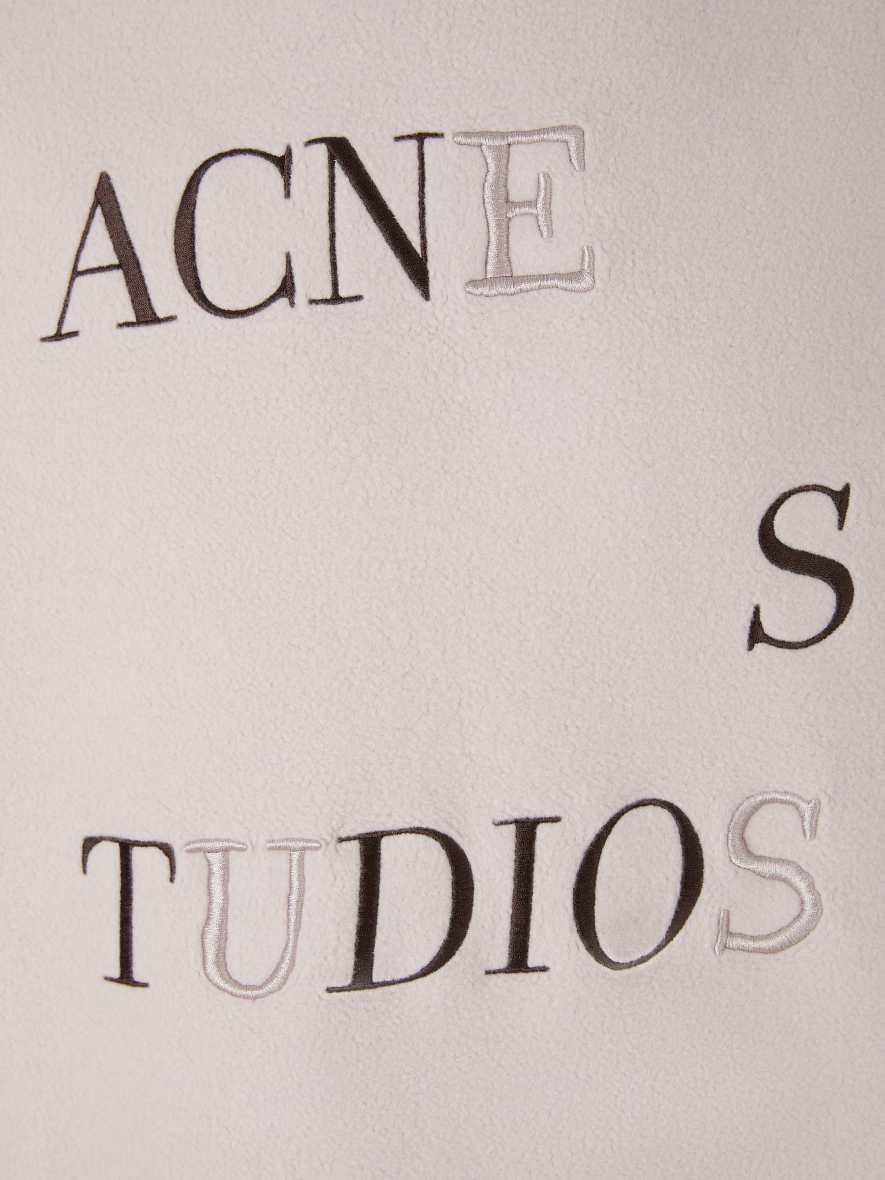 Acne Studios Camiseta Logo Bordado color Lila sku 553-003192 01 - Foto 4