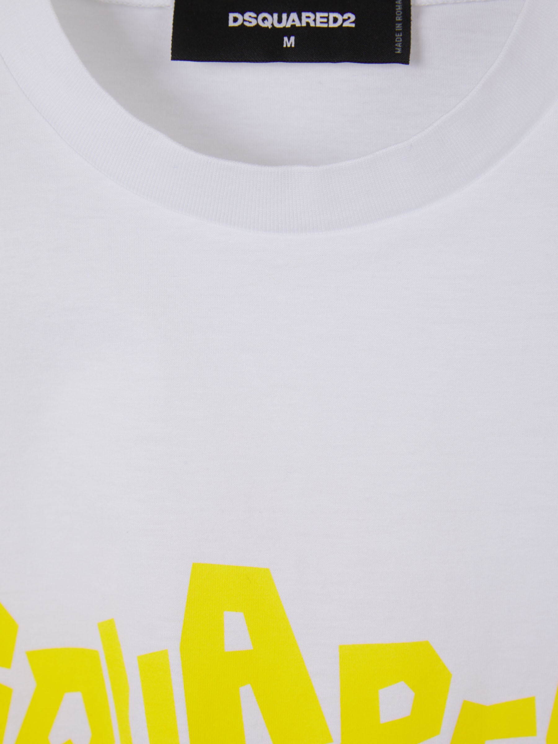 Dsquared2 Camiseta Algodón Logo color Blanco sku 553-003244 01 - Foto 3