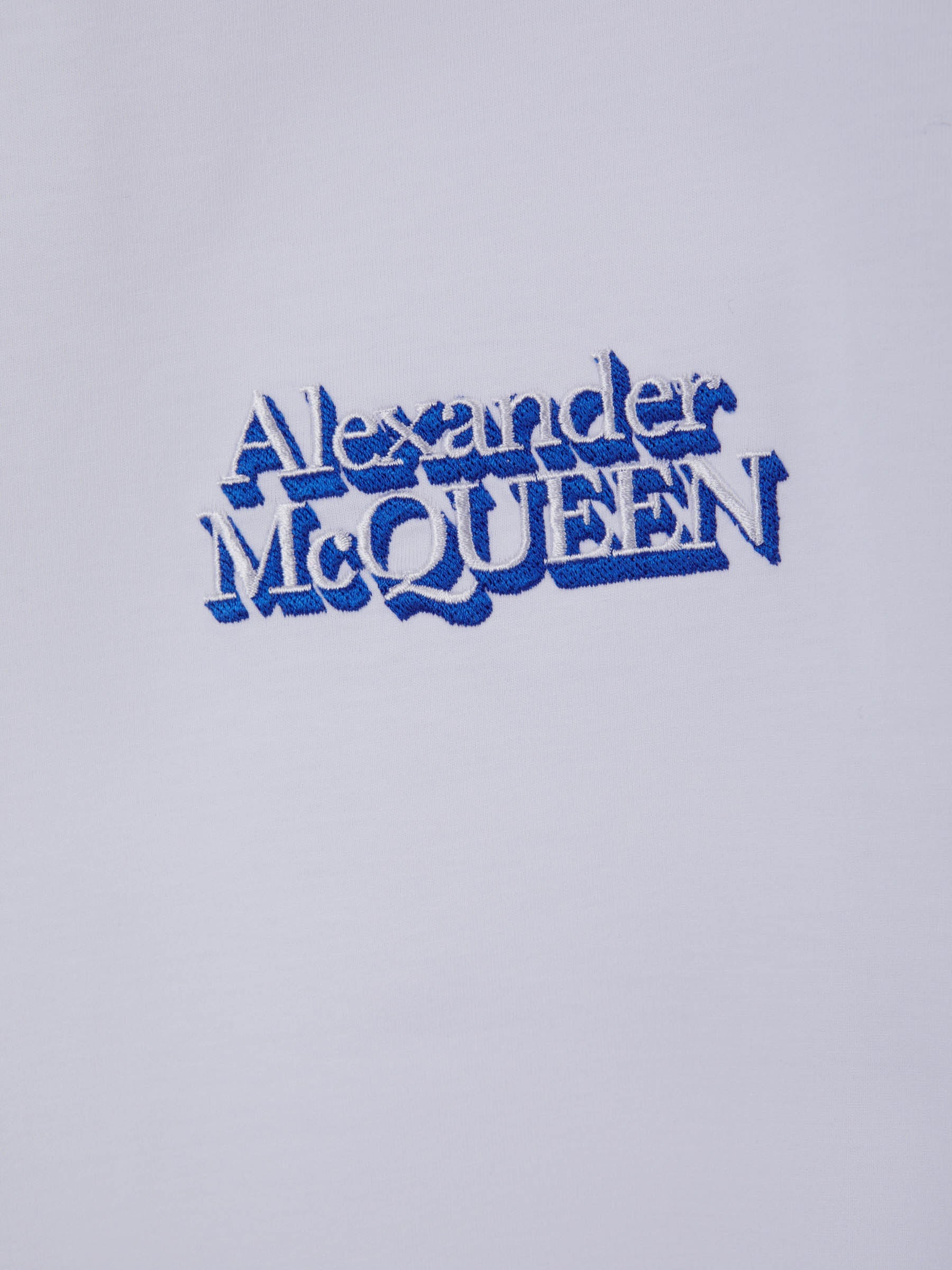 Alexander McQueen Camiseta Logo Estampado color Blanco sku 553-003269 01 - Foto 3