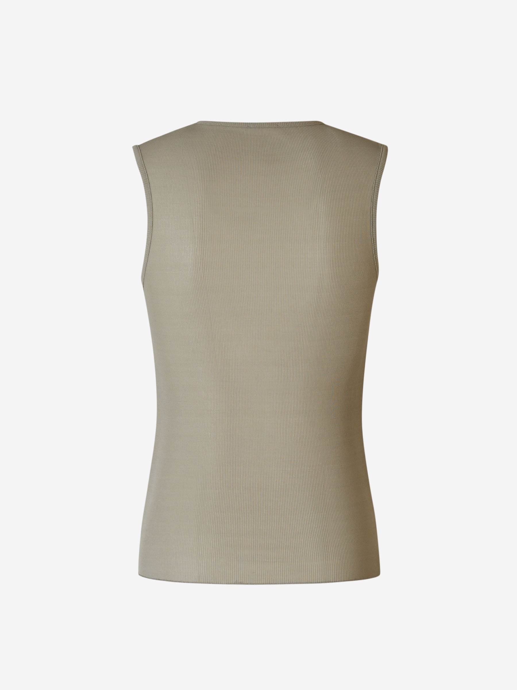 Ami Paris Camiseta Larga Sin Mangas color Gris Claro sku 553-003279 02 - Foto 3