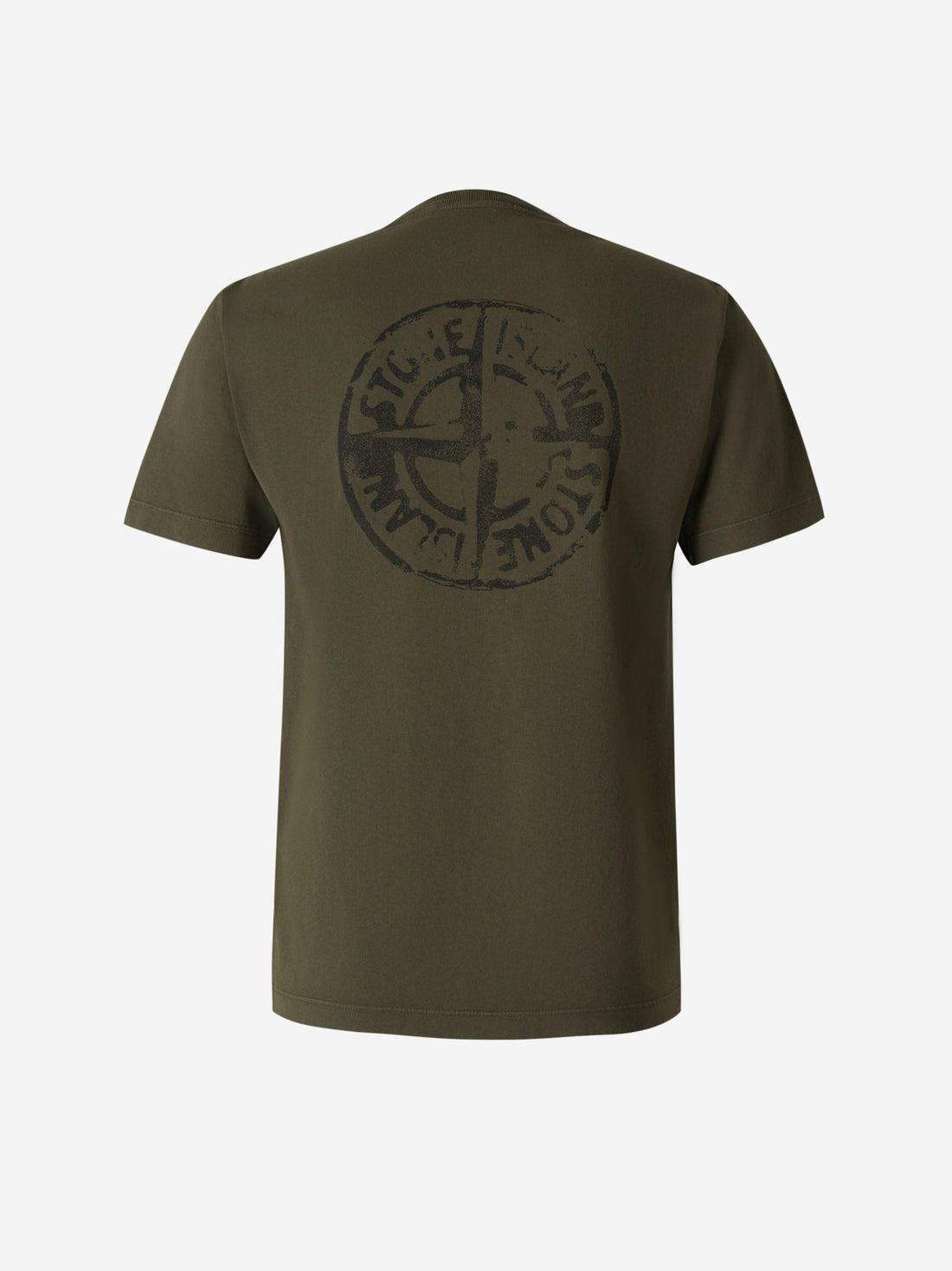 Stone Island Camiseta Logo Bordado color Verde Oscuro sku 553-003373 02 - Foto 2