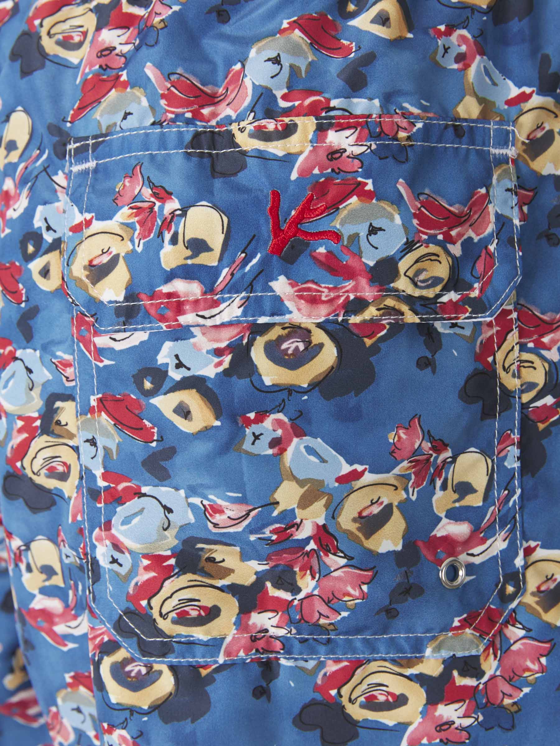 Isaia Bañador Estampado color Azul Cobalto sku 561-000986 01 - Foto 4