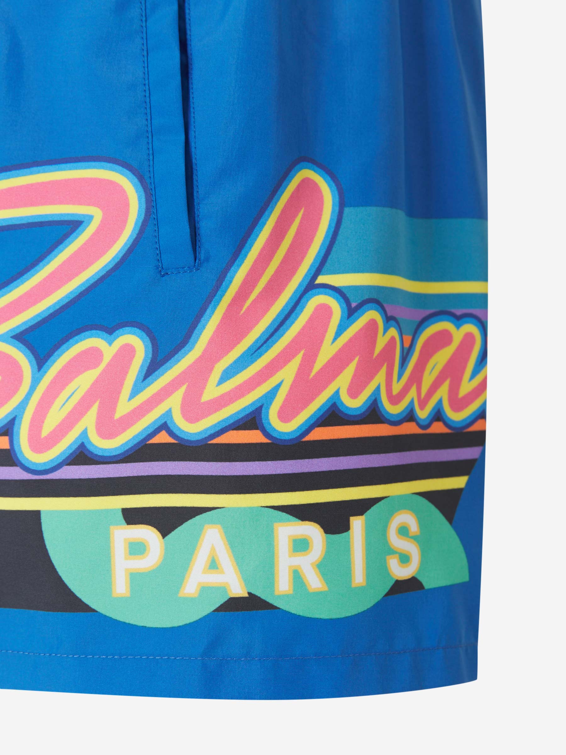 Balmain Bañador Logo color Azul Cielo sku 561-001001 01 - Foto 5