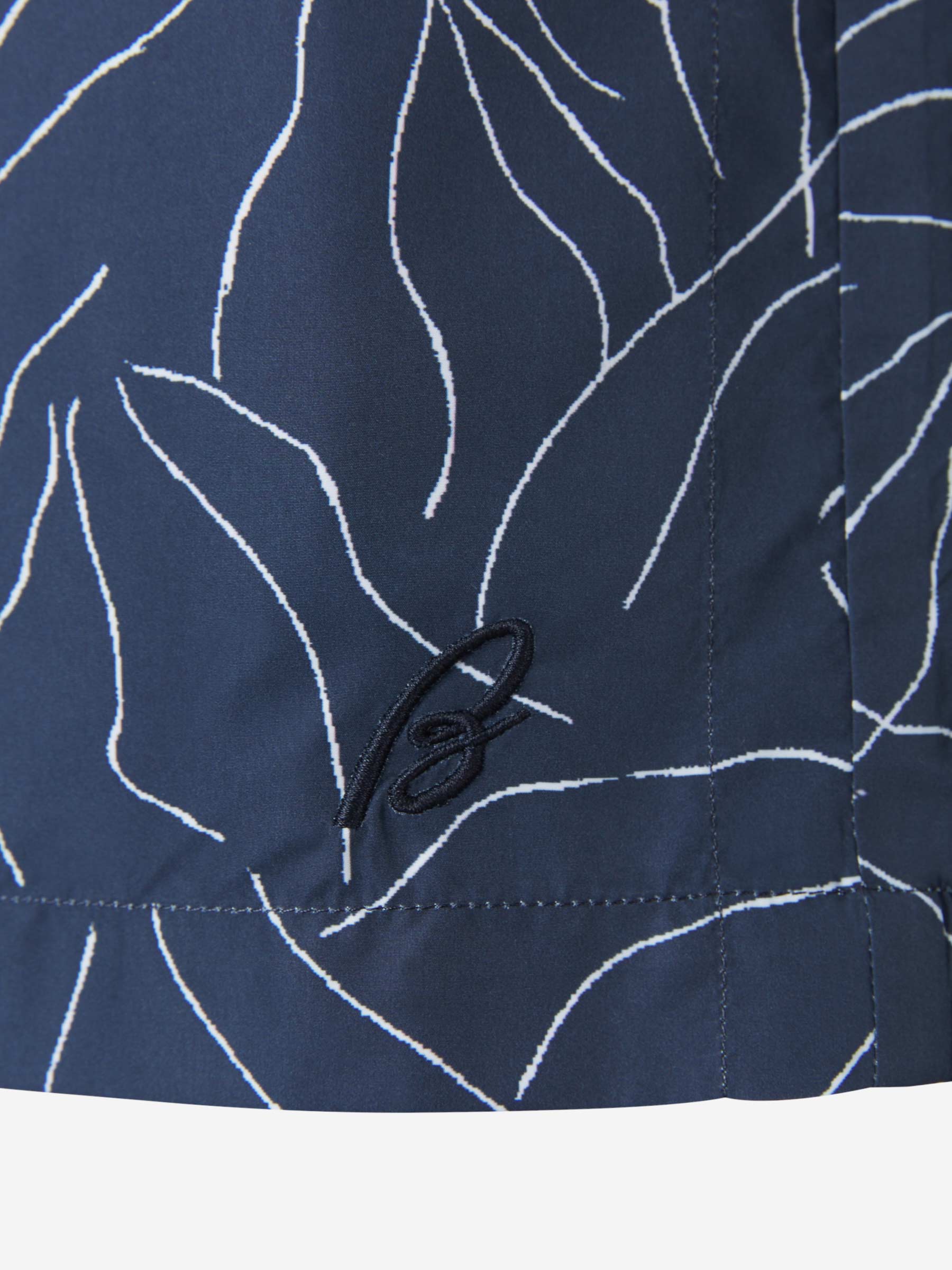 Brioni Bañador Motivo Geométrico color Azul Noche sku 561-001052 01 - Foto 4