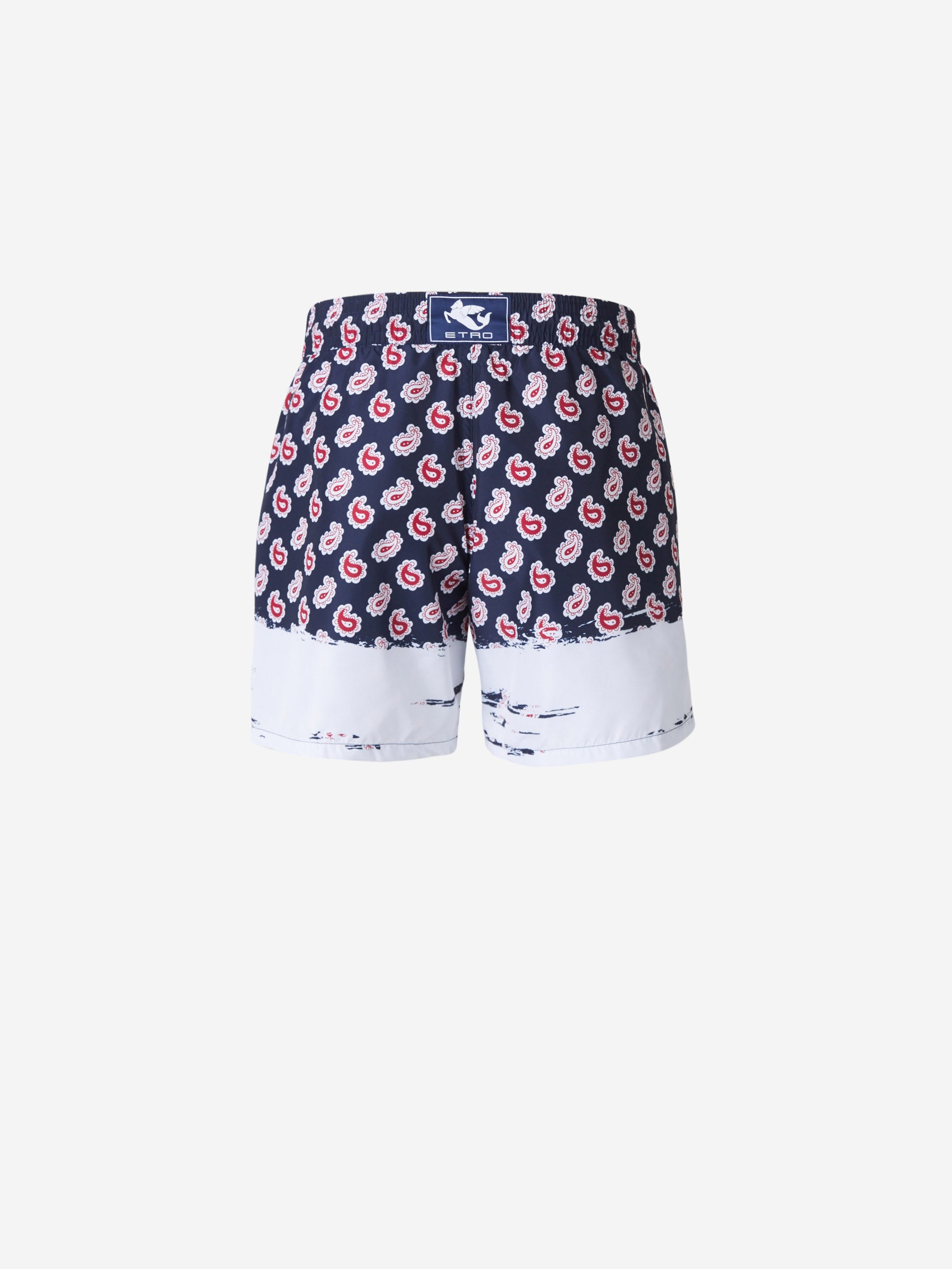 Etro Bañador Paisley Logo color Azul Noche sku 561-001073 01 - Foto 2