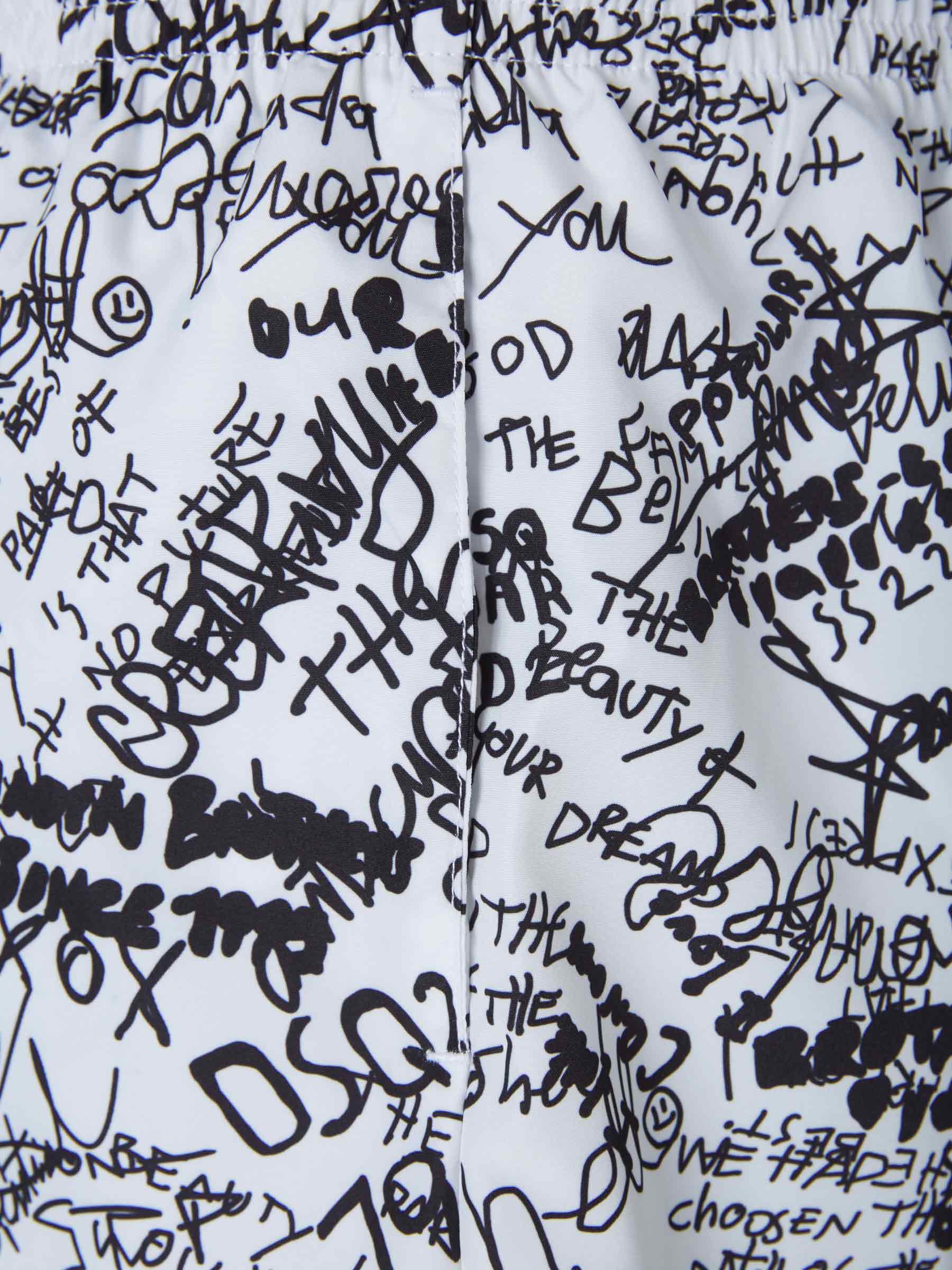 Dsquared2 Bañador Logo Estampado color Blanco sku 561-001085 01 - Foto 2