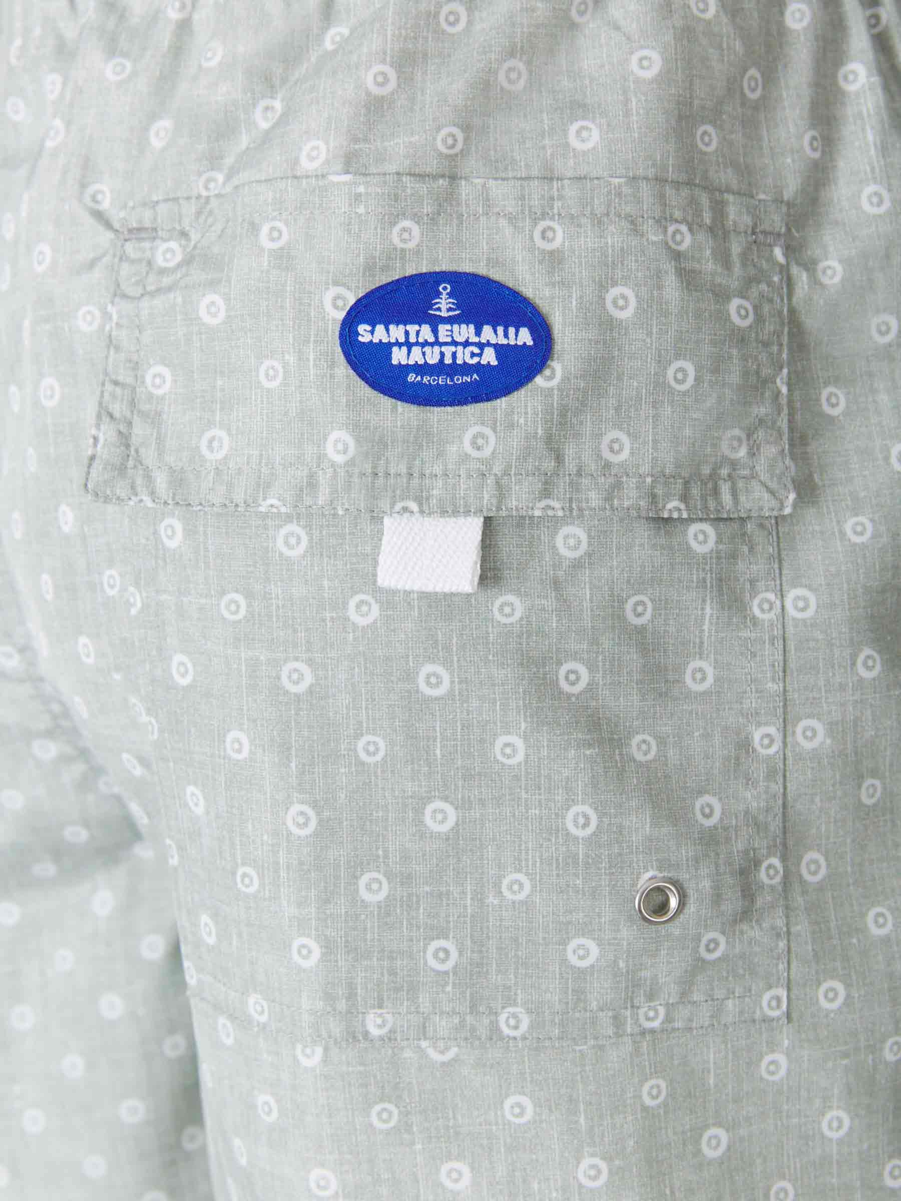 Santa Eulalia Bañador Motivo Geométrico color Verde Militar sku 561-001088 03 - Foto 4