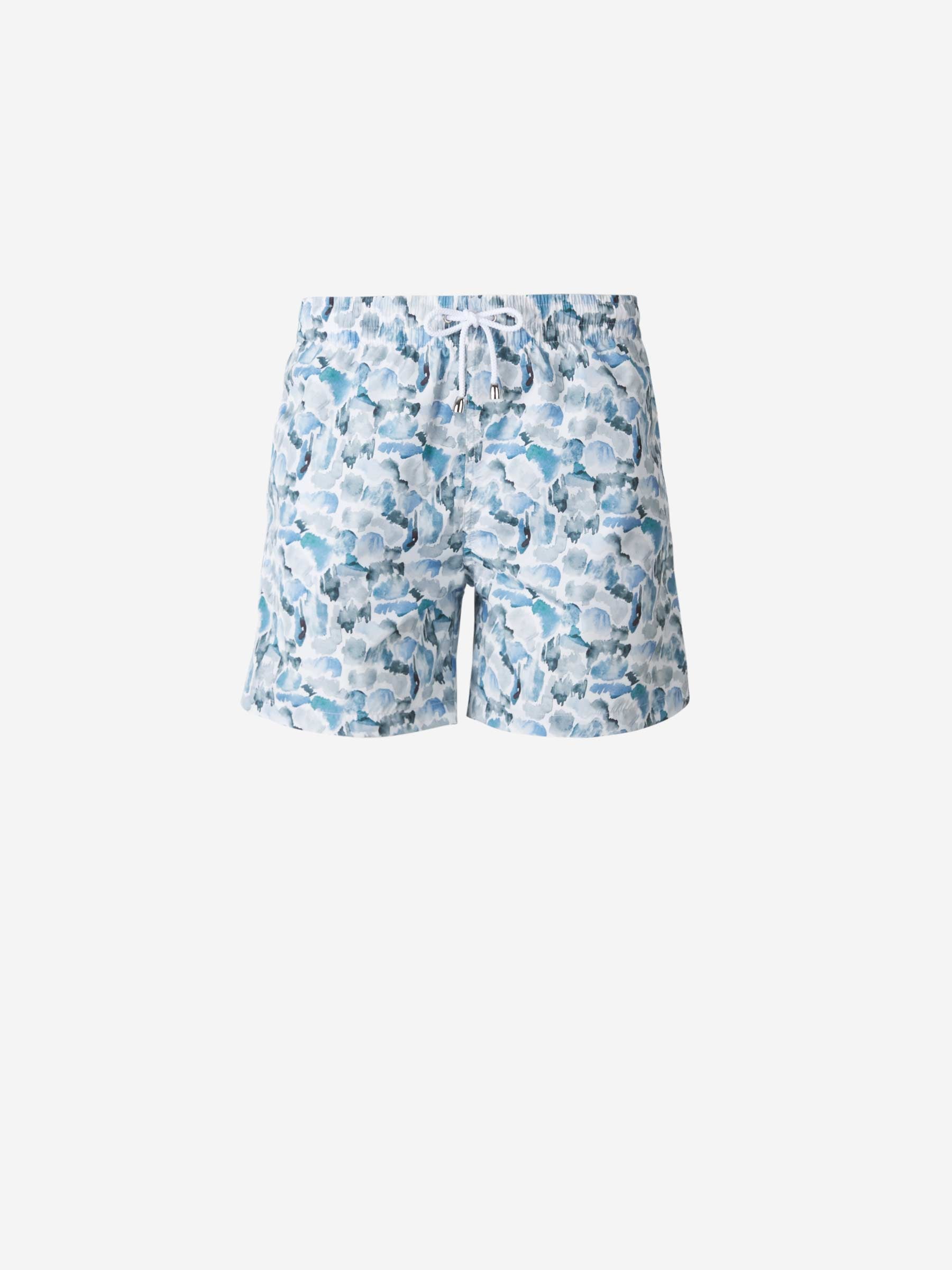 Santa Eulalia Bañador Motivo Pinceladas color Rojo Cereza sku 561-001090 02 - Foto 6