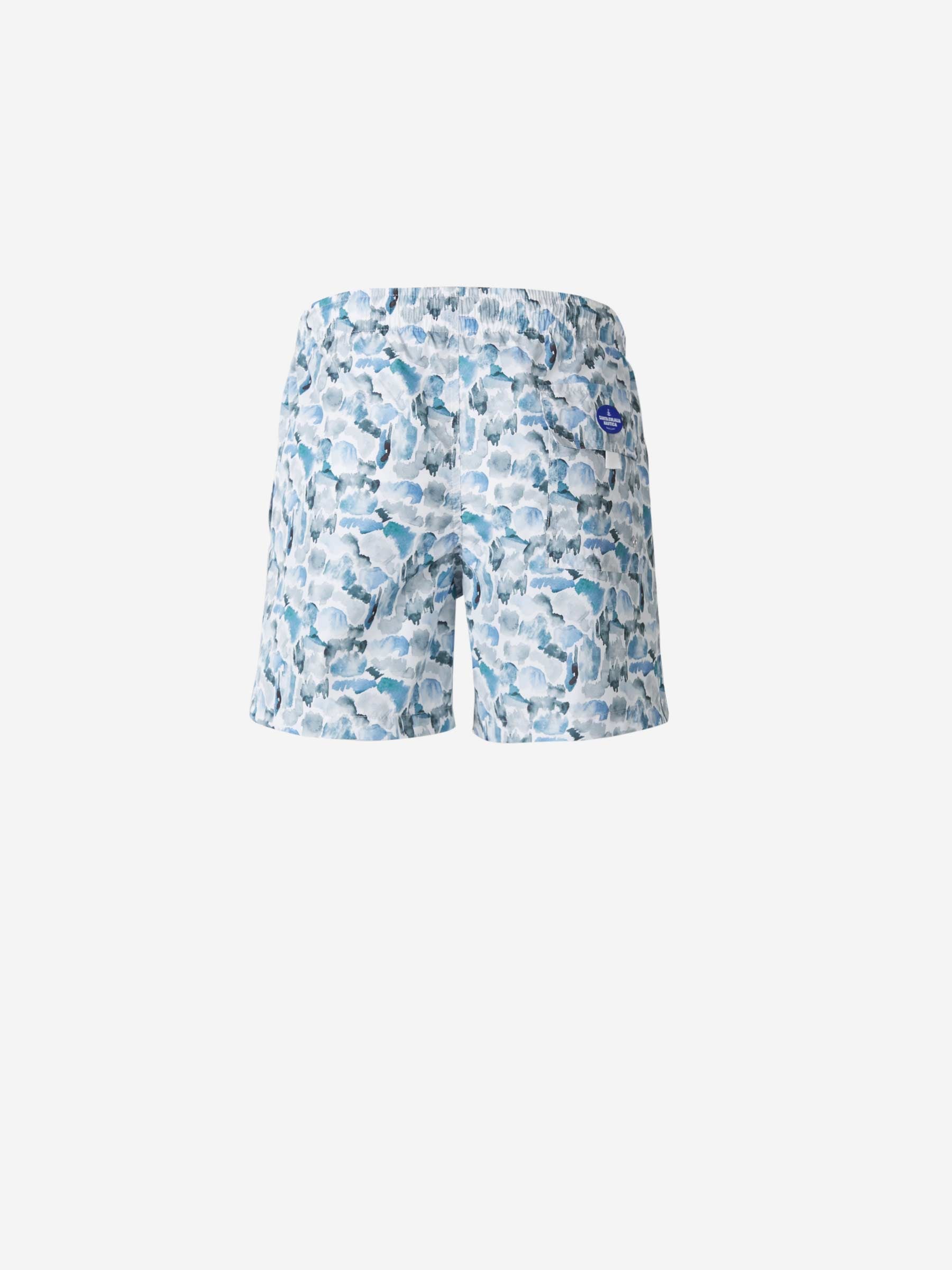 Santa Eulalia Bañador Motivo Pinceladas color Rojo Cereza sku 561-001090 02 - Foto 7